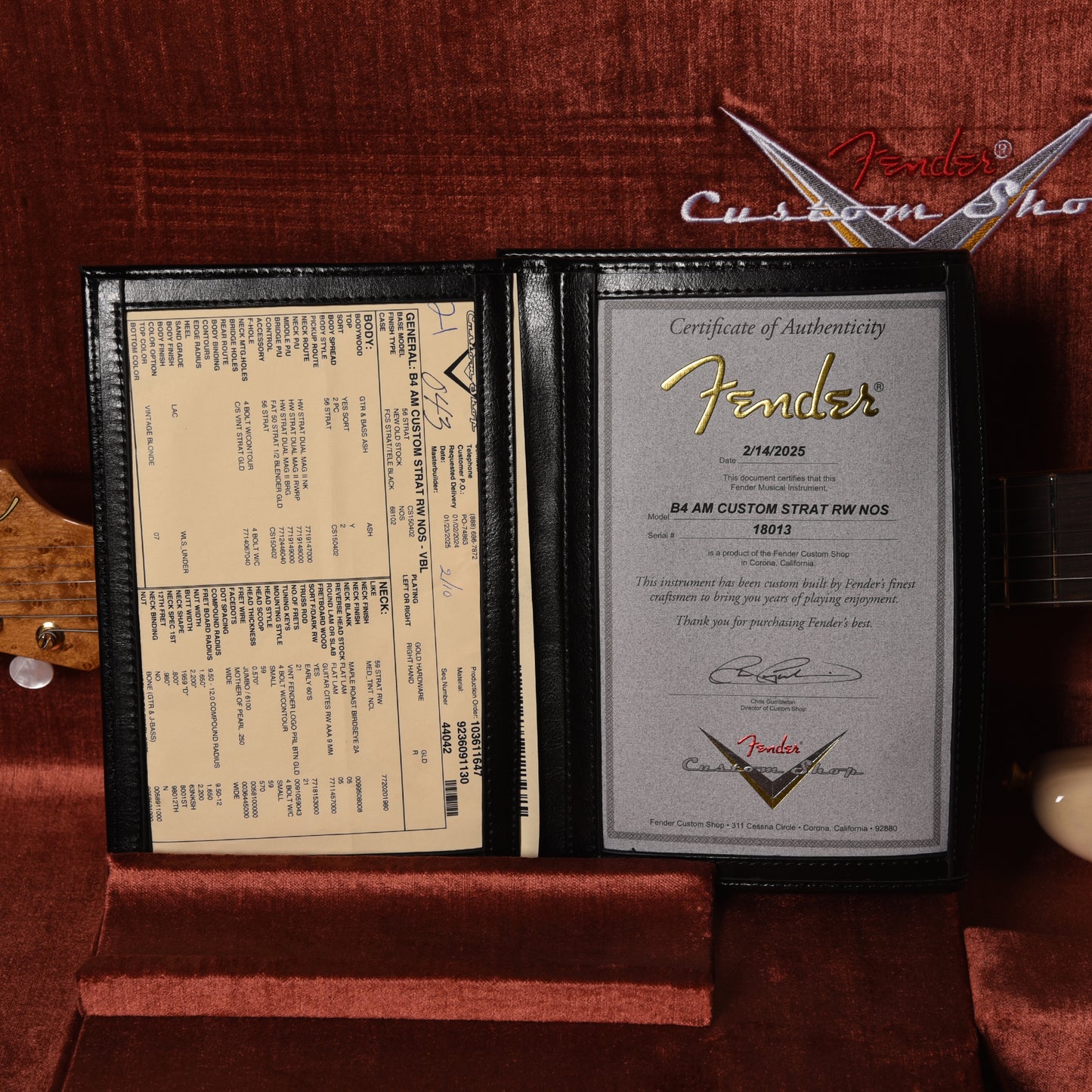 Fender Custom Shop American Custom Stratocaster NOS Vintage Blonde