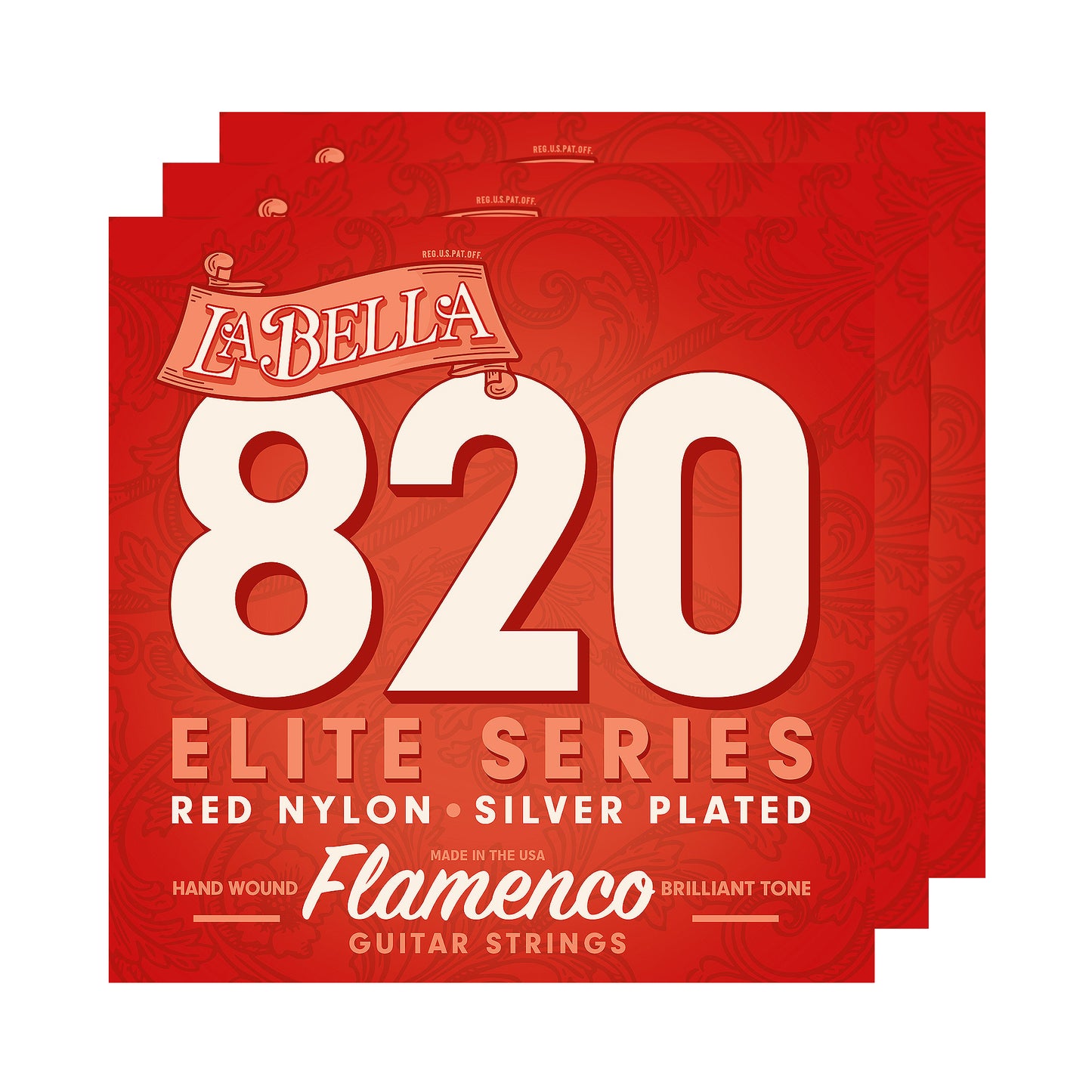 La Bella 820 Elite Flamenco Guitar Strings (3-Pack)