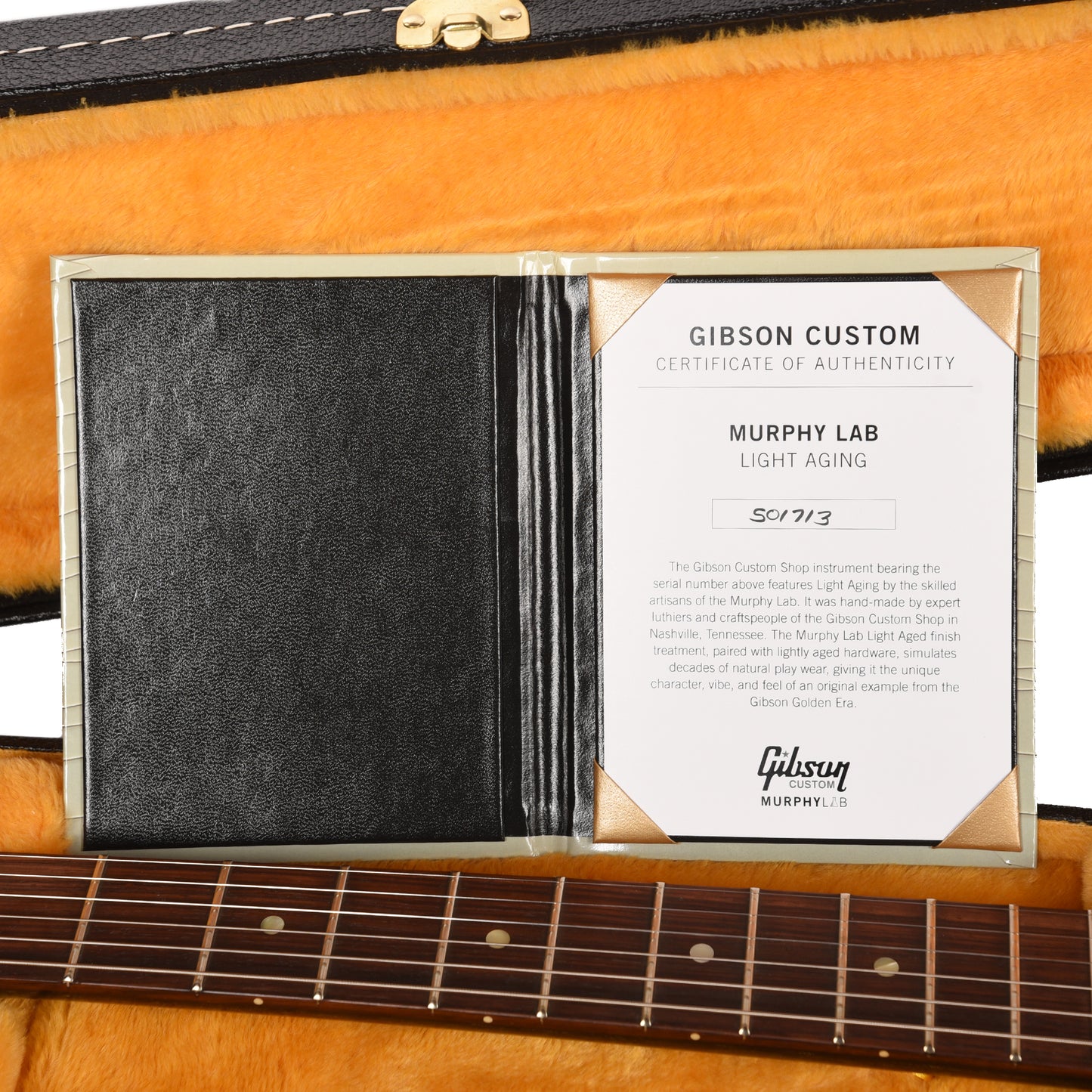 Gibson Custom Shop 1963 SG Junior Silver Fox Murphy Lab Light Aged