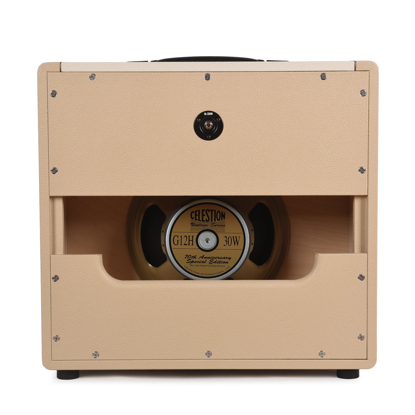 Divided by 13 1x12 Open Back Cab w/G12H Vintage Vanilla Tolex, Cream V