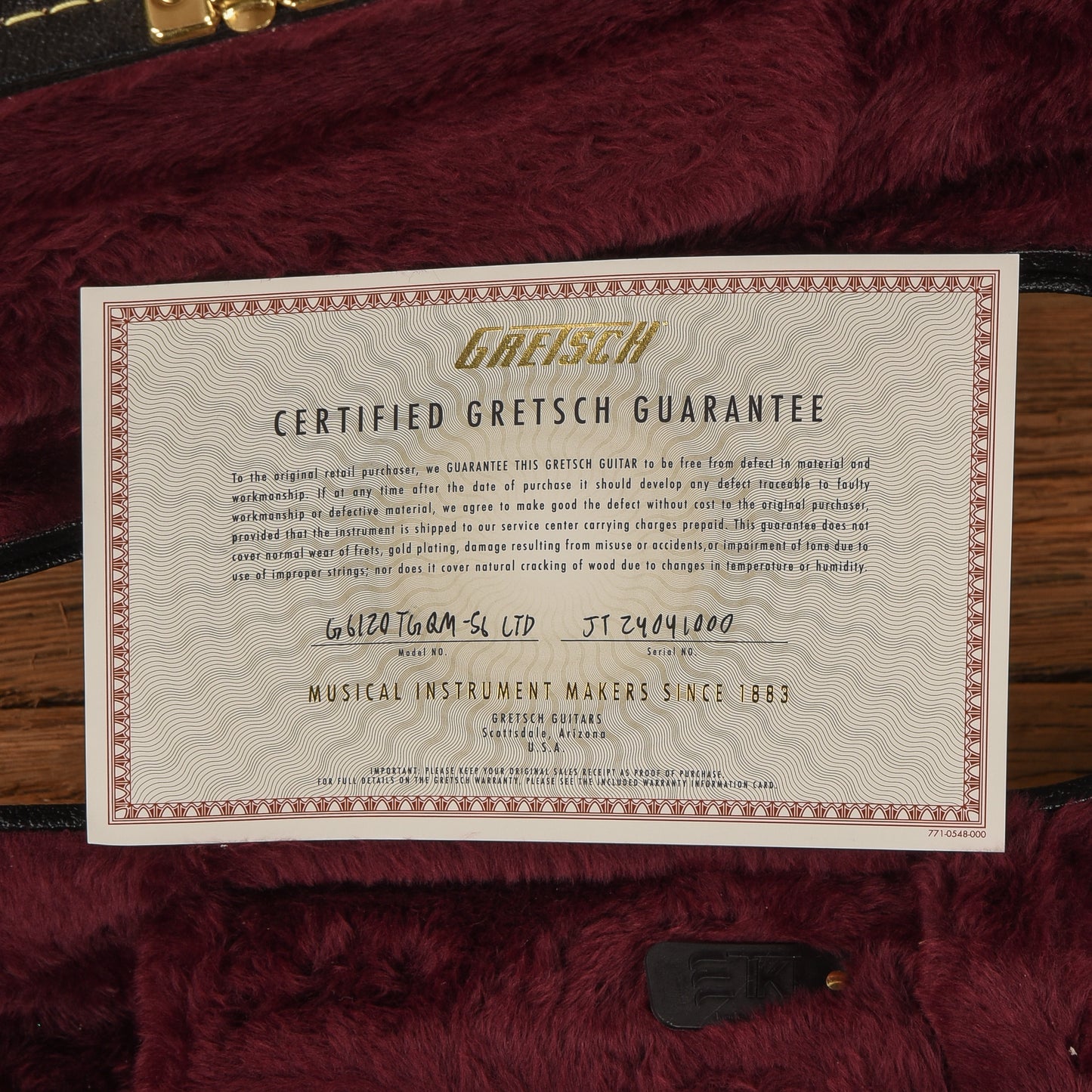 Gretsch G6120TGQM-56 LTD Roundup Orange 2024