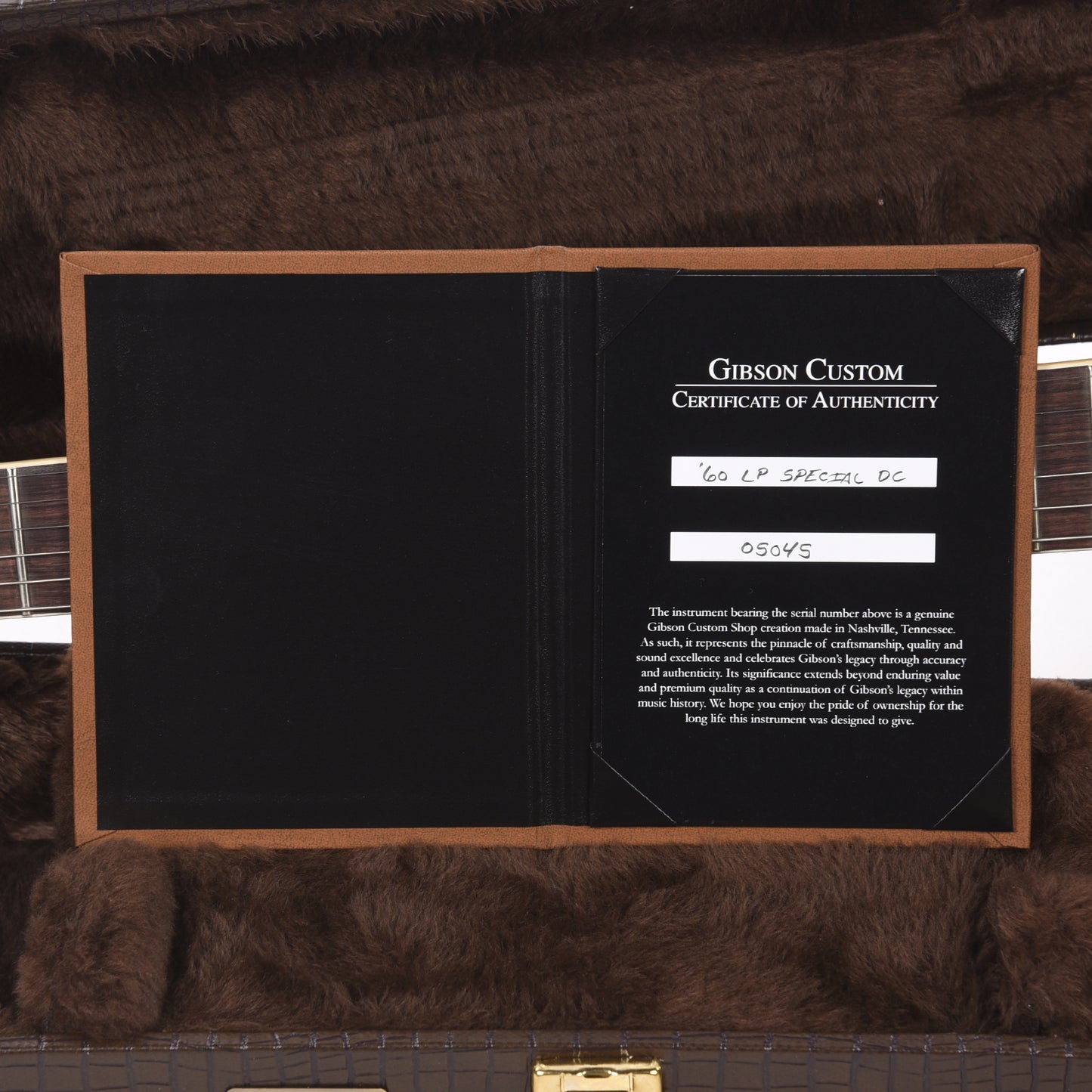 Gibson Custom Shop 1960 Les Paul Special Double Cut Reissue TV Yellow VOS