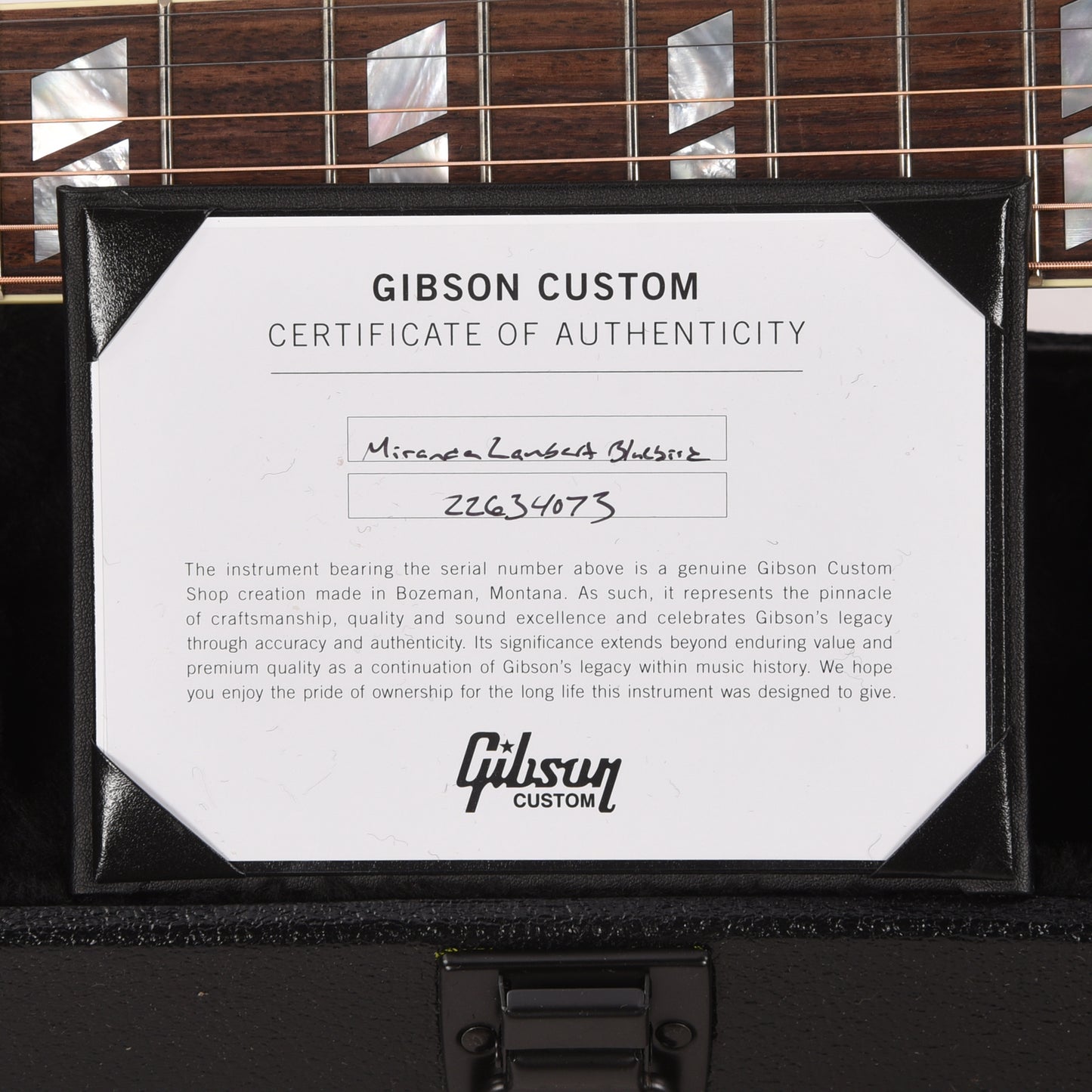 Gibson Artist Miranda Lambert Bluebird Bluebonnet