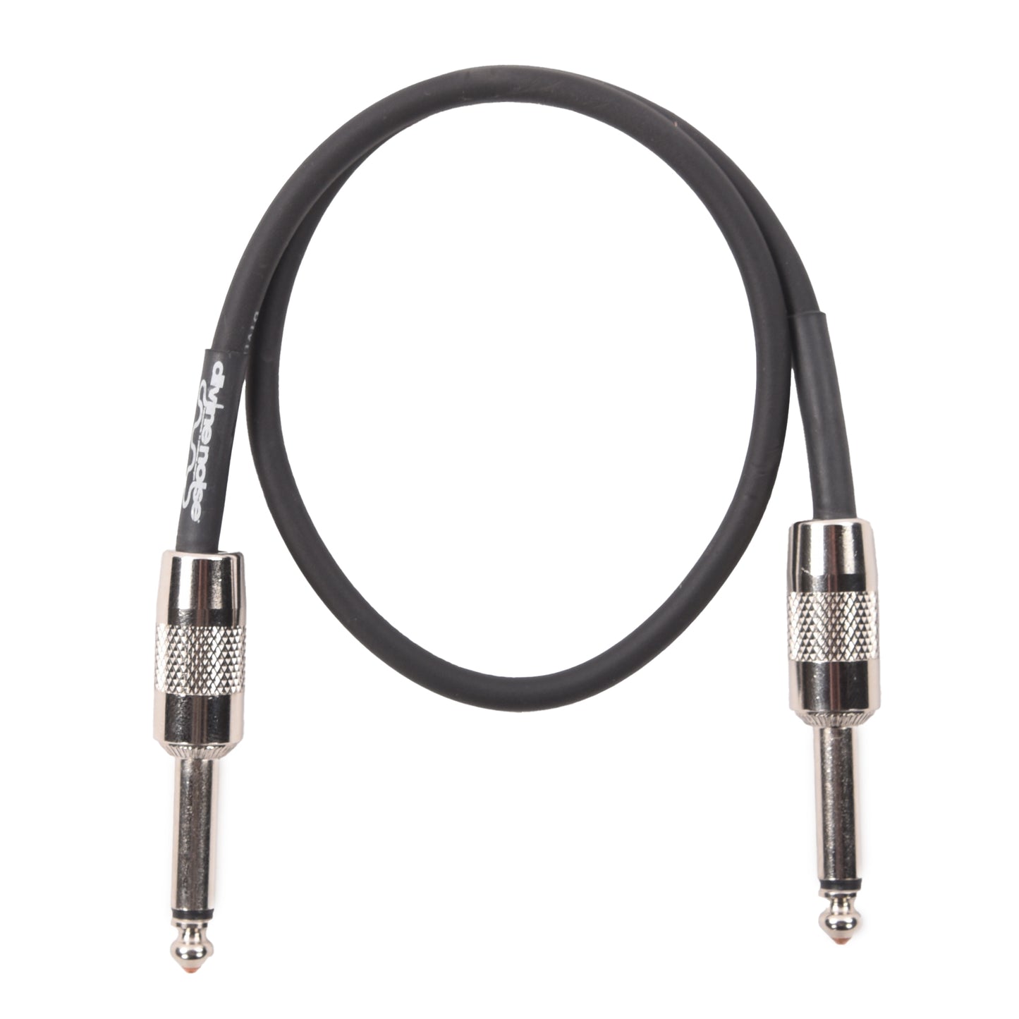 Divine Noise Teenie Patch Cable 1.5' Stubby Straight/Stubby Straight Black