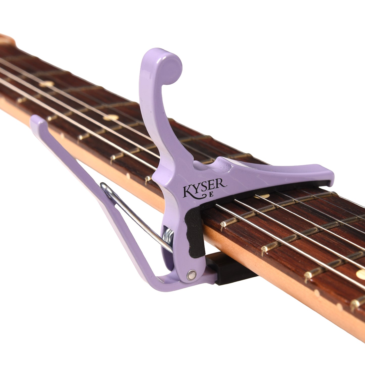Fender x Kyser Quick-Change Electric Guitar Capo Lavender Haze, 9.5" Radius