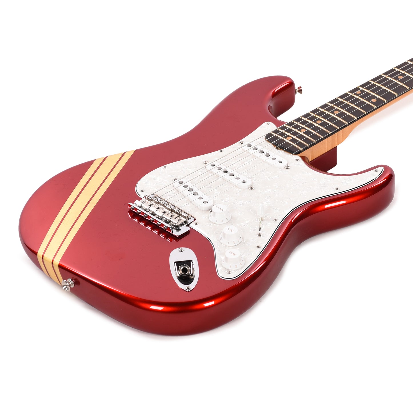 Fender Custom Shop '60s Gold Leaf Competition Stratocaster NOS Candy Apple Red Apprentice Built by Dan Gonzalez