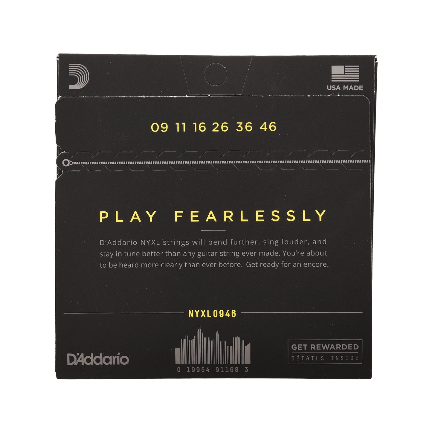 D'Addario NYXL Electric Guitar Strings Super Light Top/Regular Bottom 9-46