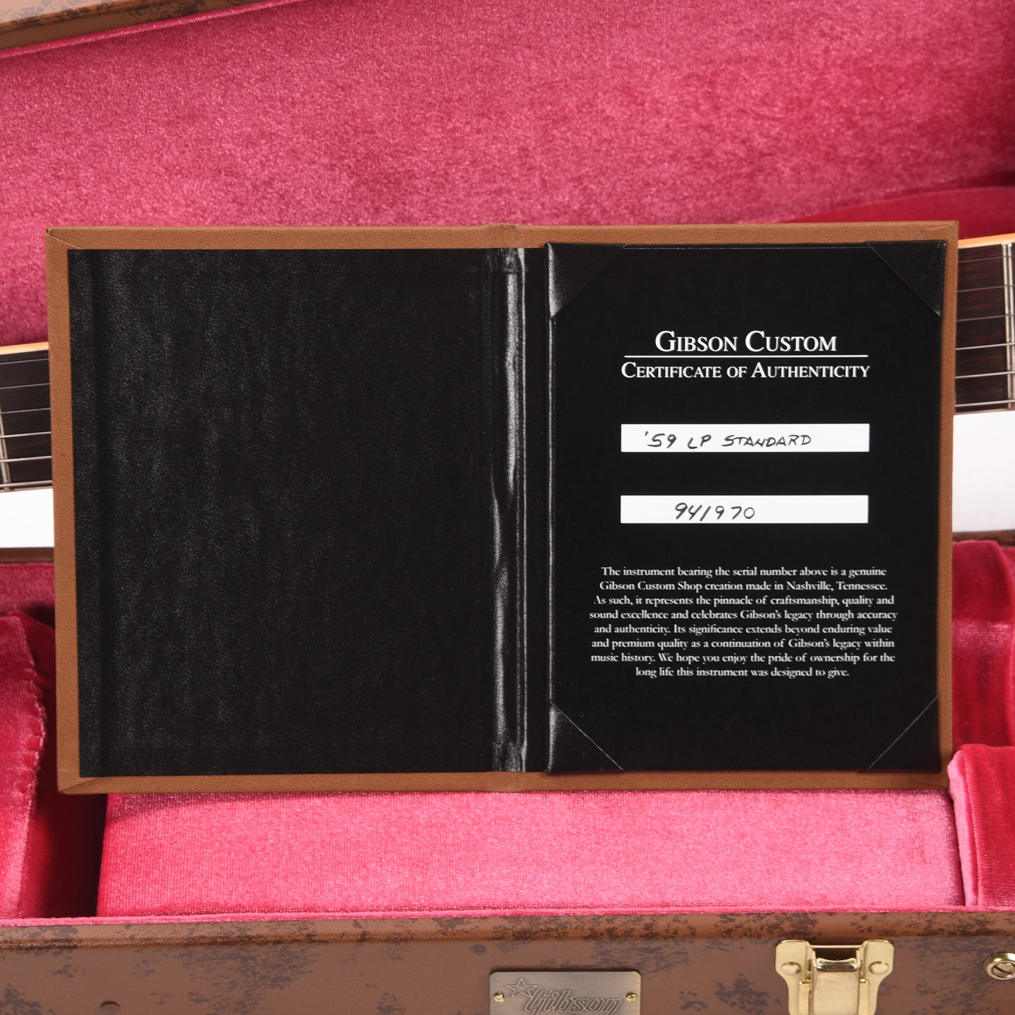 Gibson Custom Shop 1959 Les Paul Standard "CME Spec" Dirty Lemon VOS w/59 Carmelita Neck