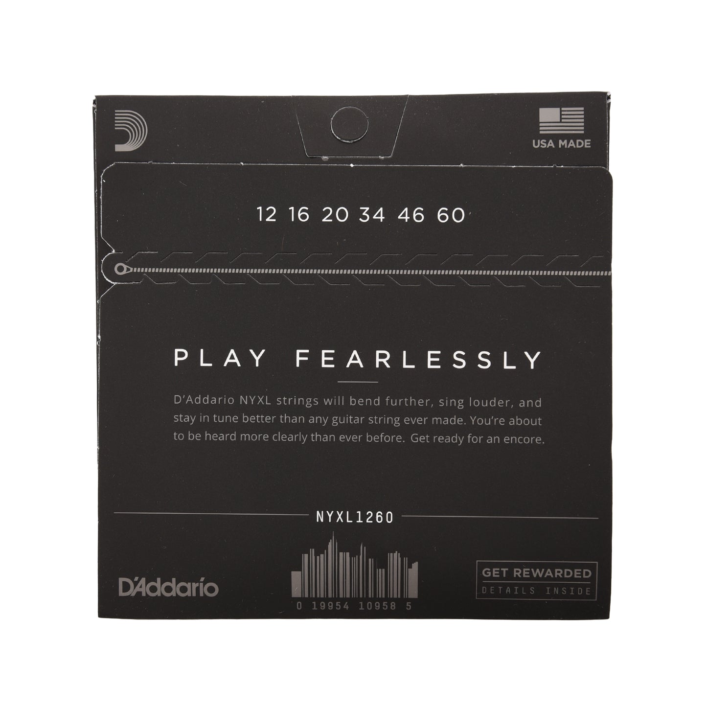 D'Addario NYXL Electric Guitar Strings Extra Heavy 12-60