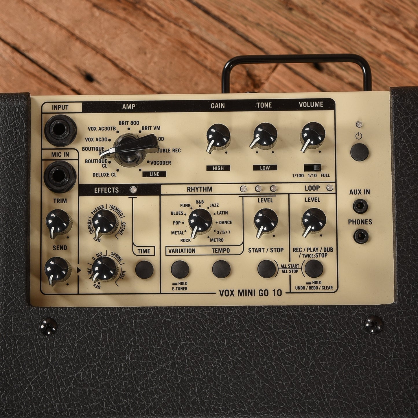 Vox Mini Go MINIGO10BE 10W 1x6.5 Portable Modeling Amp Beige