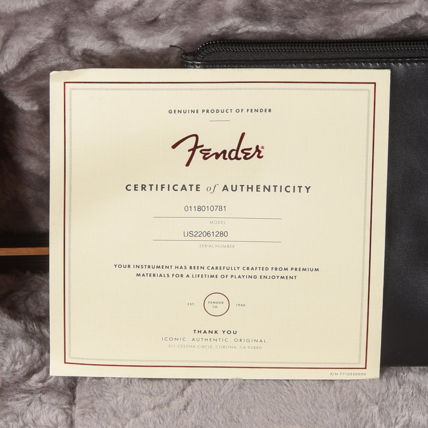 Fender American Ultra Stratocaster Arctic Pearl 2022