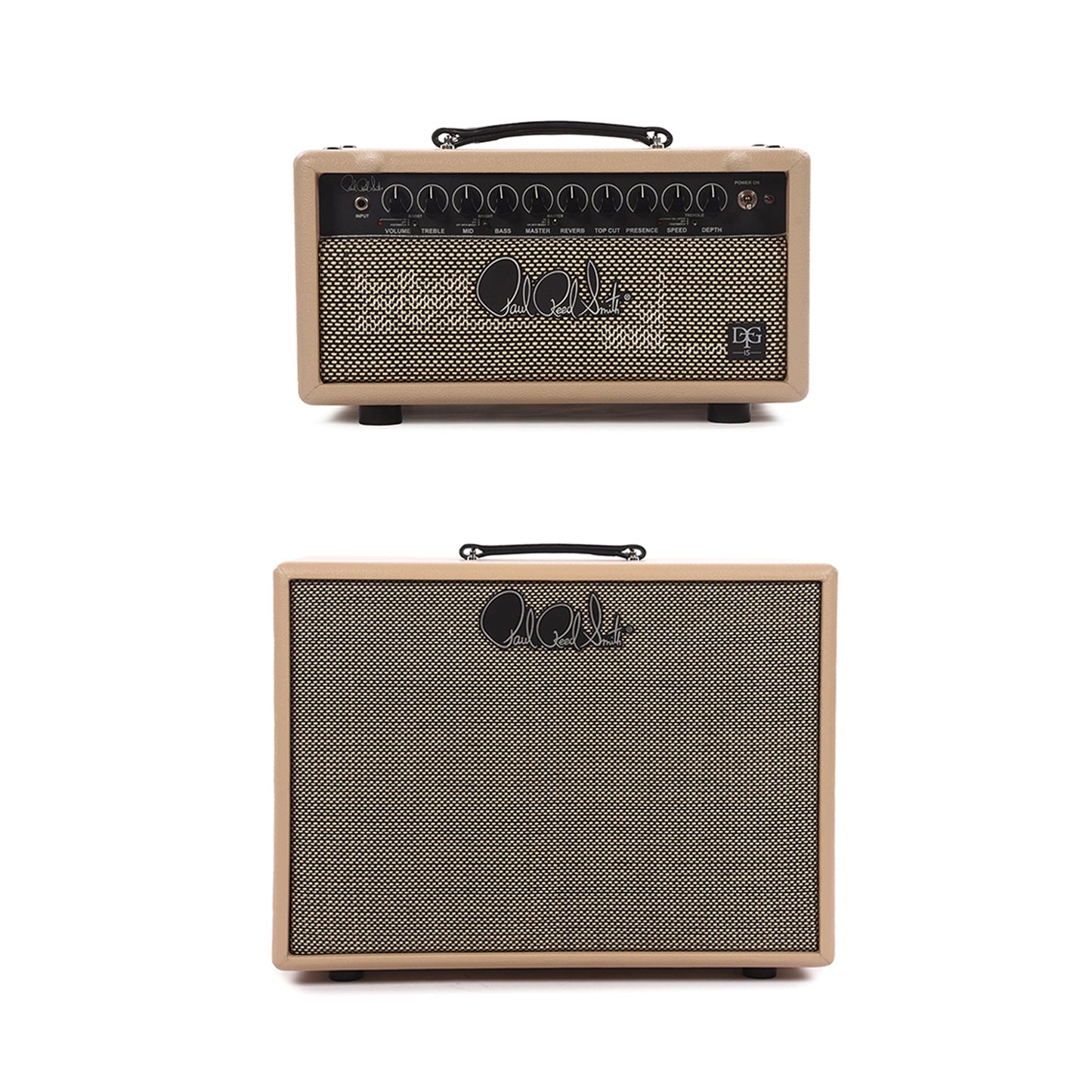 PRS DGT 15 David Grisson Signature 15w Amp Head and 1x12 Cabinet Blonde w/ Celestion V30 Speakers