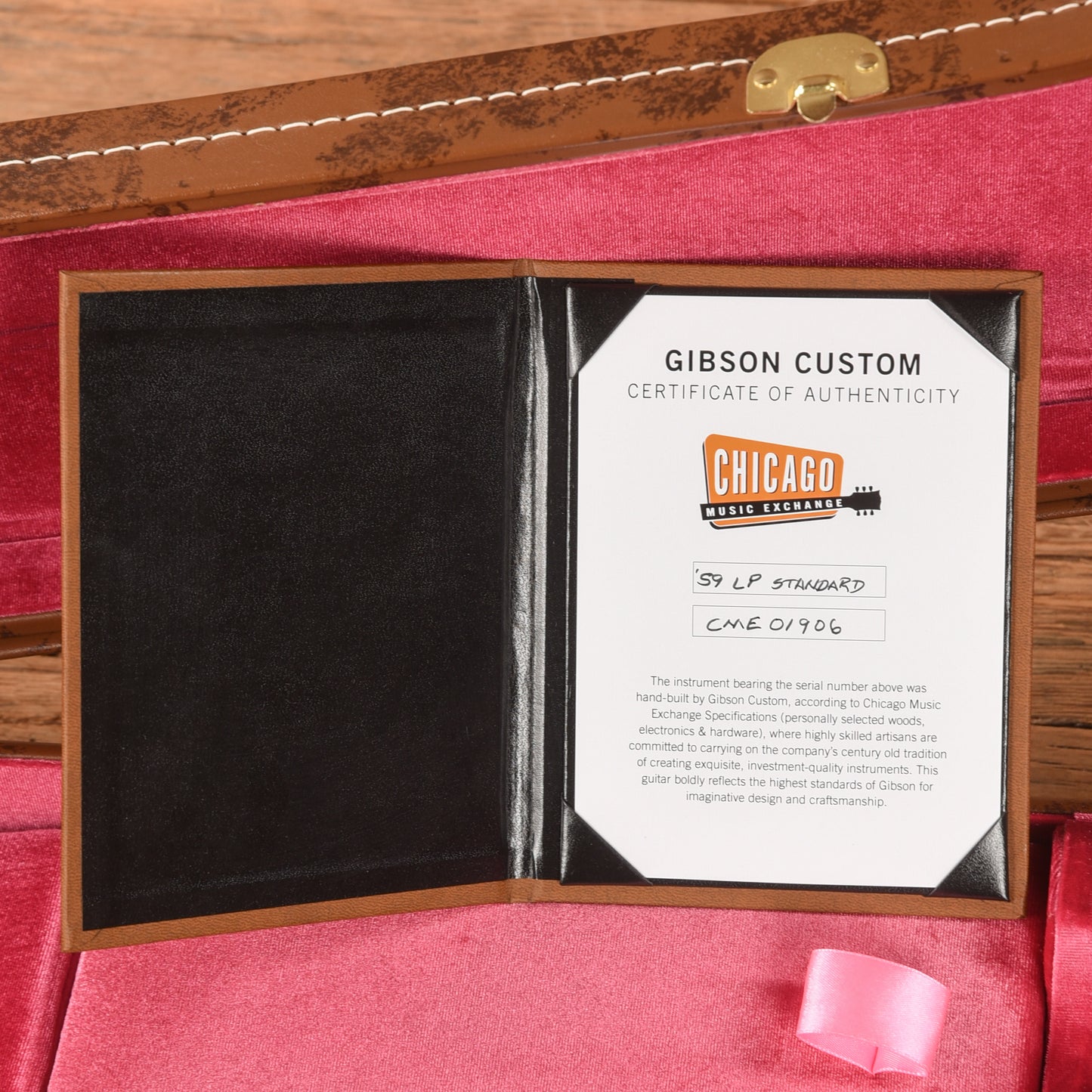 Gibson Custom '59 Les Paul Standard "CME Spec" w/60 V2 Neck Cherry Tea Burst 2020