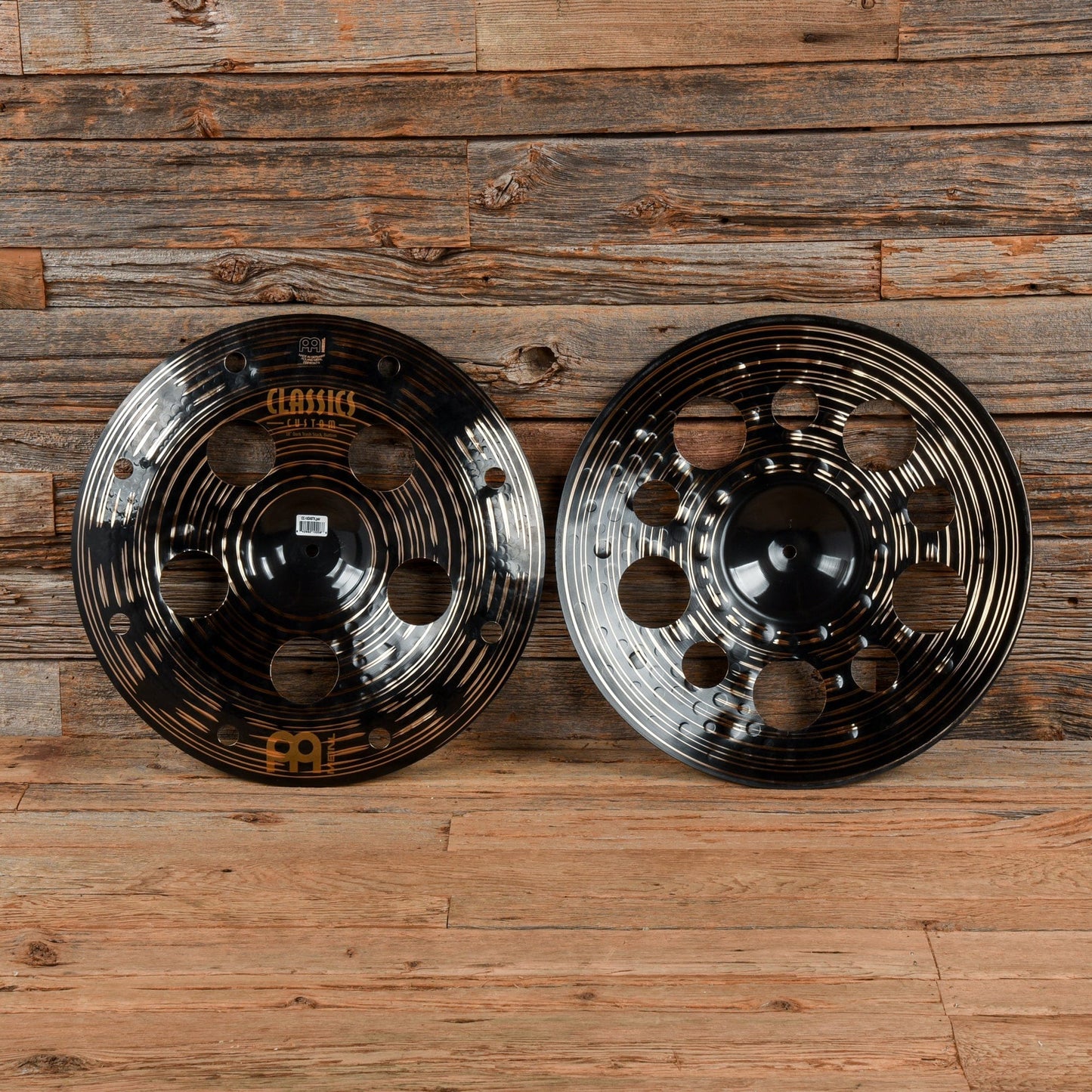 Meinl 18" Dark Trash Stack Cymbals USED Drums and Percussion