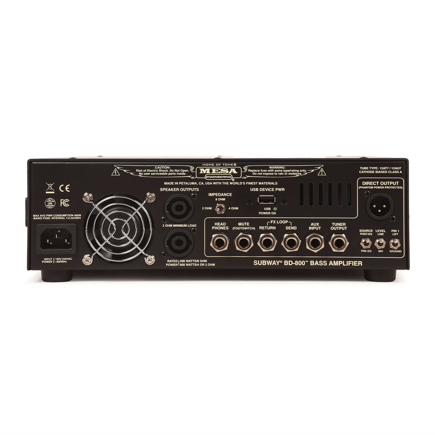 Mesa/Boogiee Bass 800D Bass Amp Head Amps / Bass Amps / Bass Heads