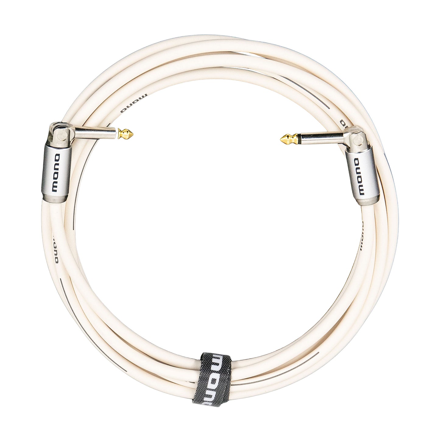 MONO Studio Instrument Cable 180° To 180° 10' White Accessories / Cables