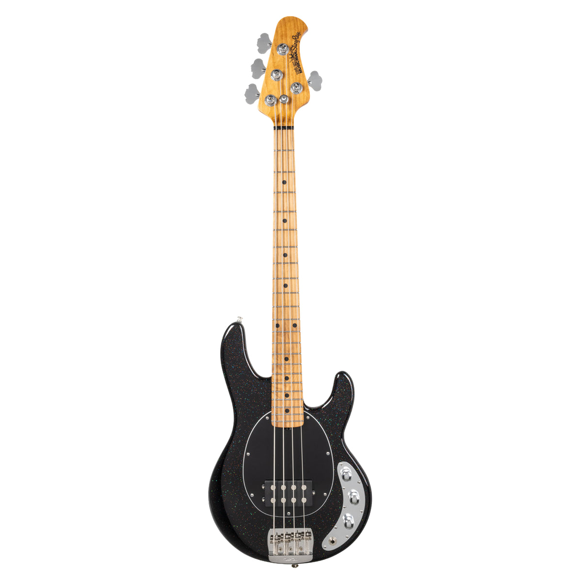 Music Man Short Scale StingRay Bass Midnight Confetti Bass Guitars