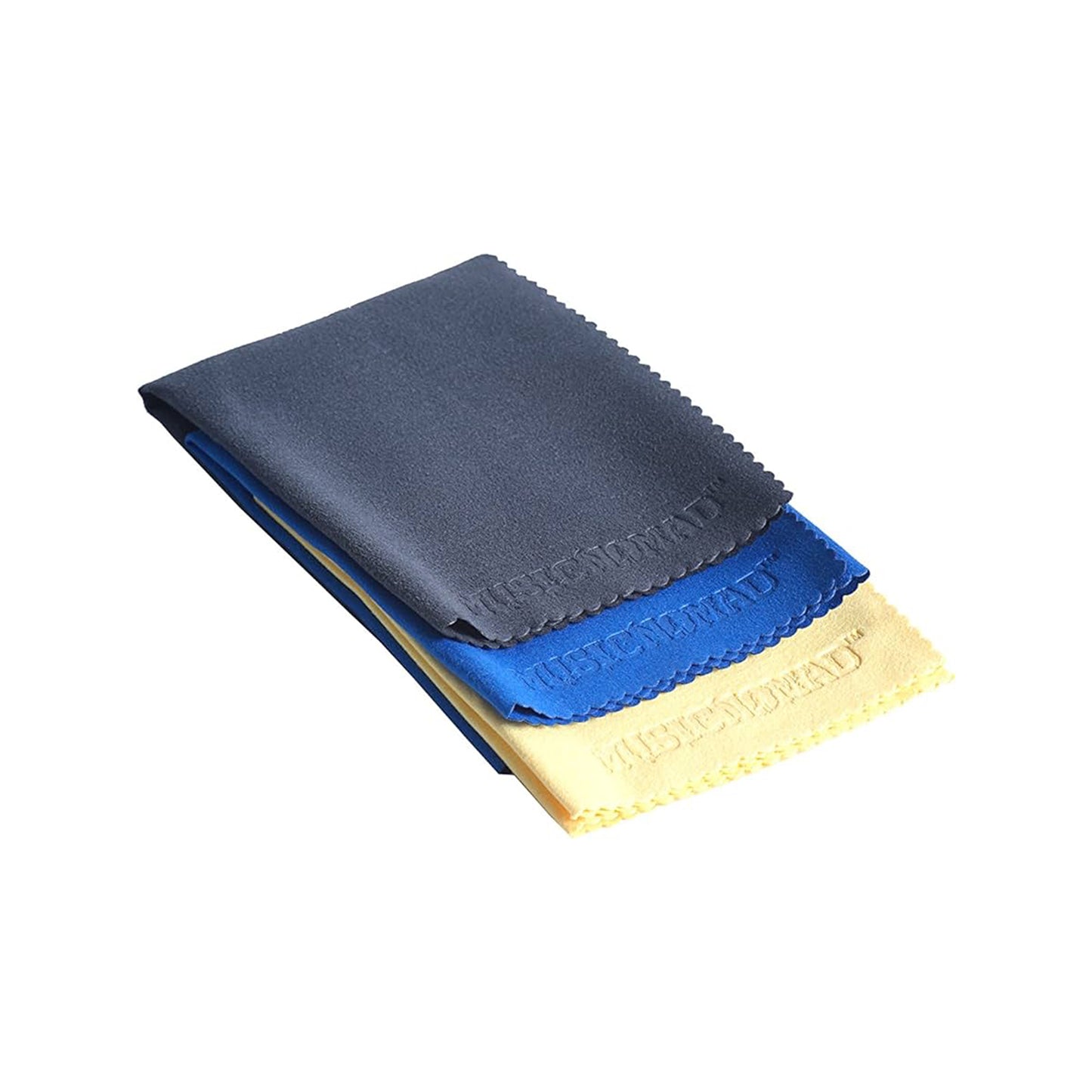 Music Nomad 3 Super Soft Edgeless Microfiber Suede Polishing Cloth Pak Accessories / Tools