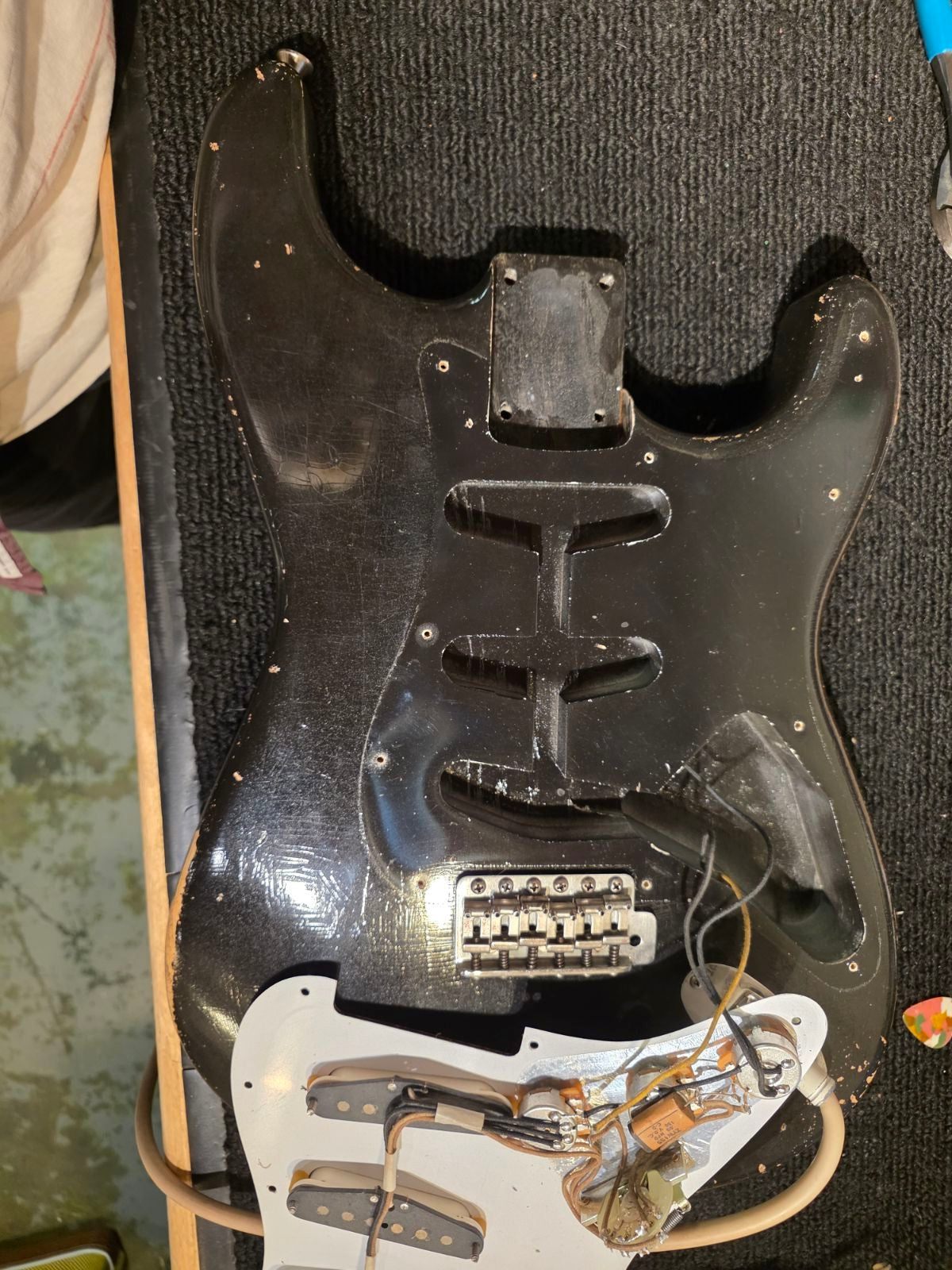 Nacho Baños Strat Black Electric Guitars