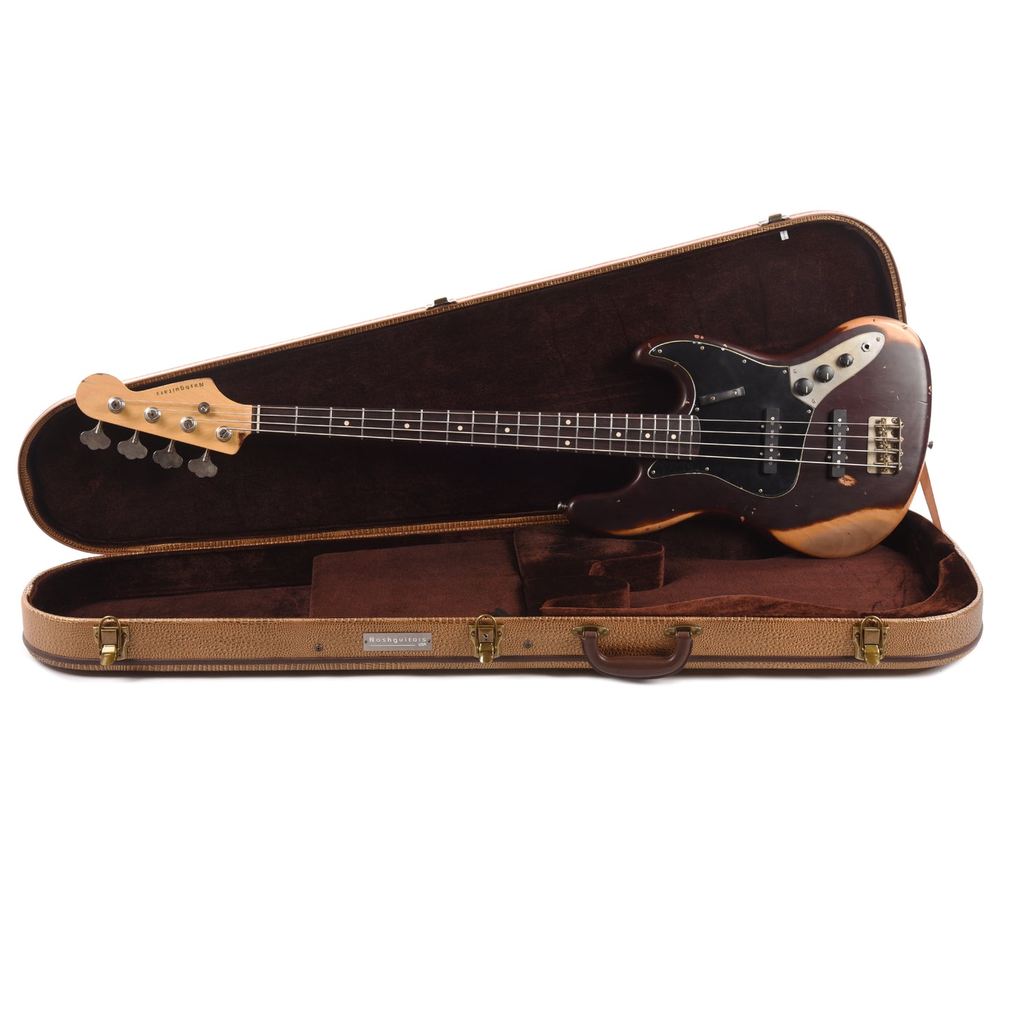 Nash JB-63 Mocha Heavy Relic Bass Guitars / 4-String
