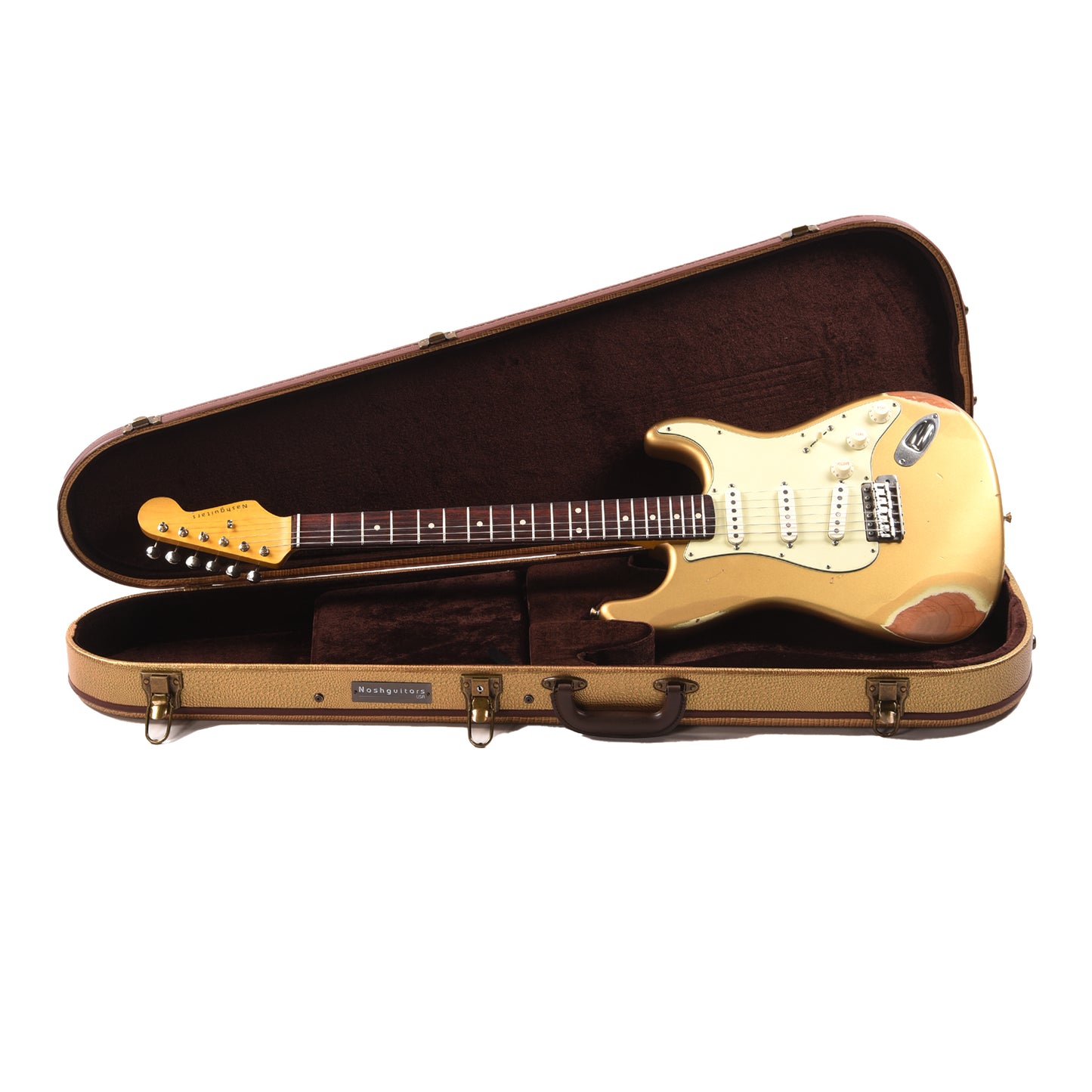 Nash S-63 Aztec Gold Medium Relic Electric Guitars / Solid Body