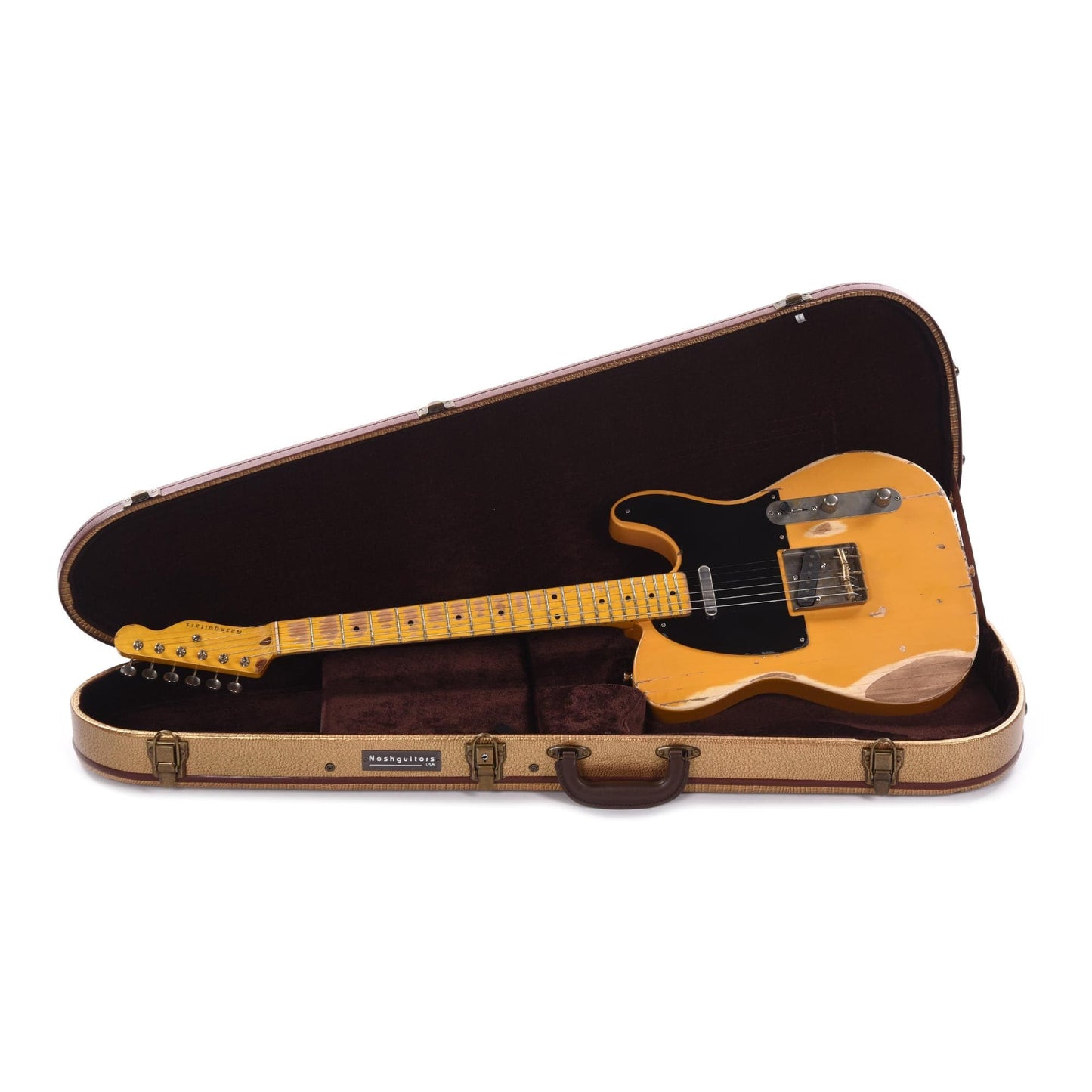 Nash T-52 Butterscotch Blonde Heavy Relic w/1-Ply Black Pickguard, & Lollar Pickups Electric Guitars / Solid Body