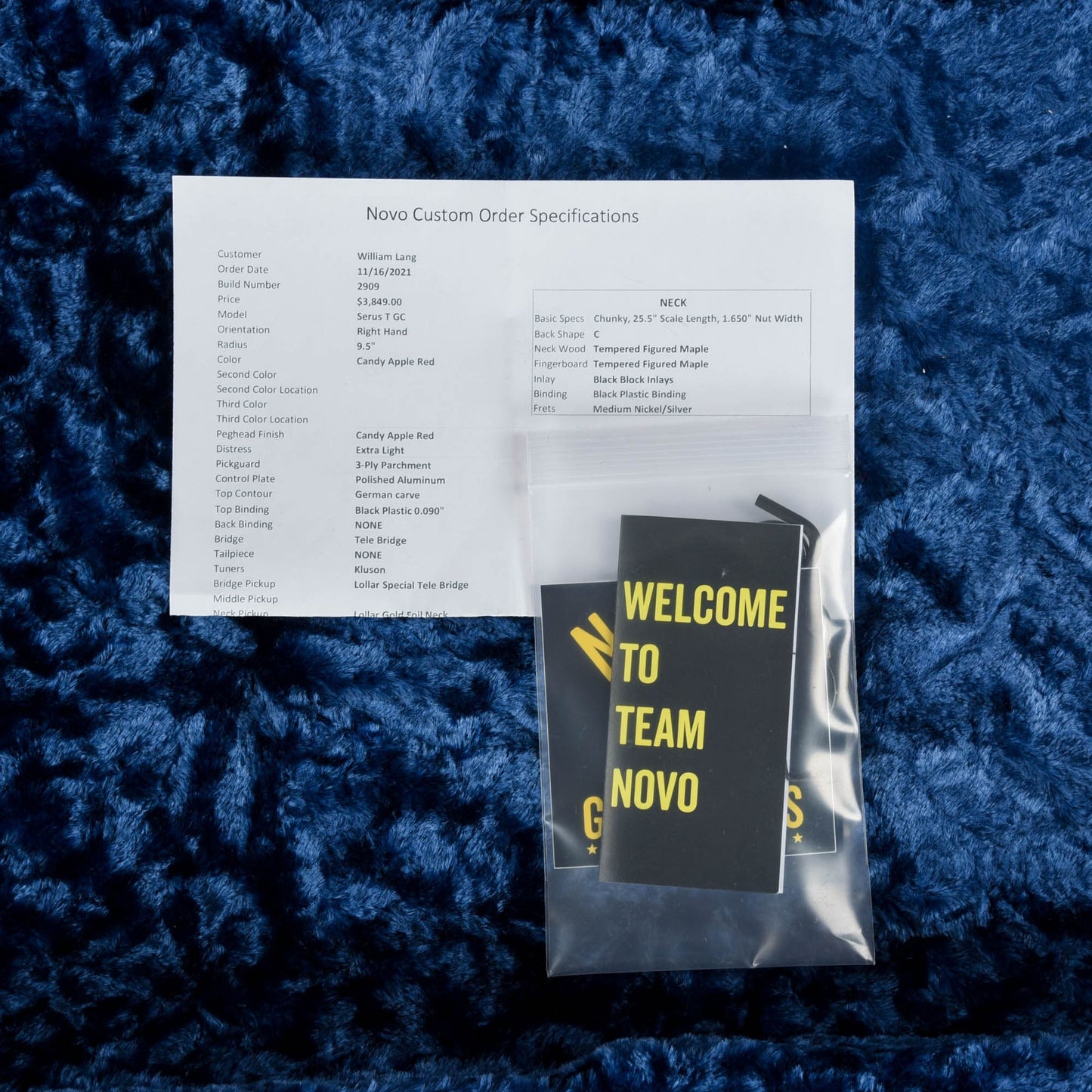 Novo Serus T German Carve Candy Orange 2023 Electric Guitars / Solid Body