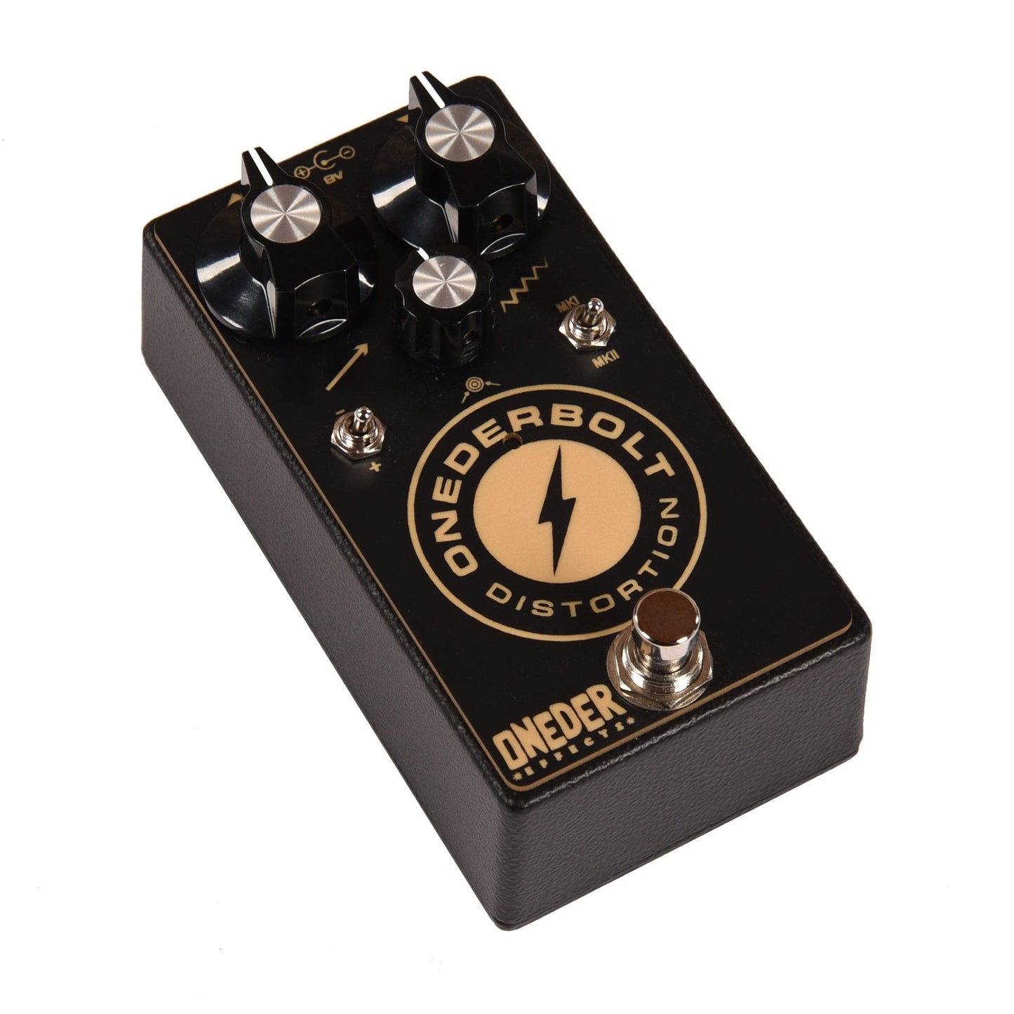 Oneder Effects Onederbolt Distortion Pedal Black Effects and Pedals / Distortion