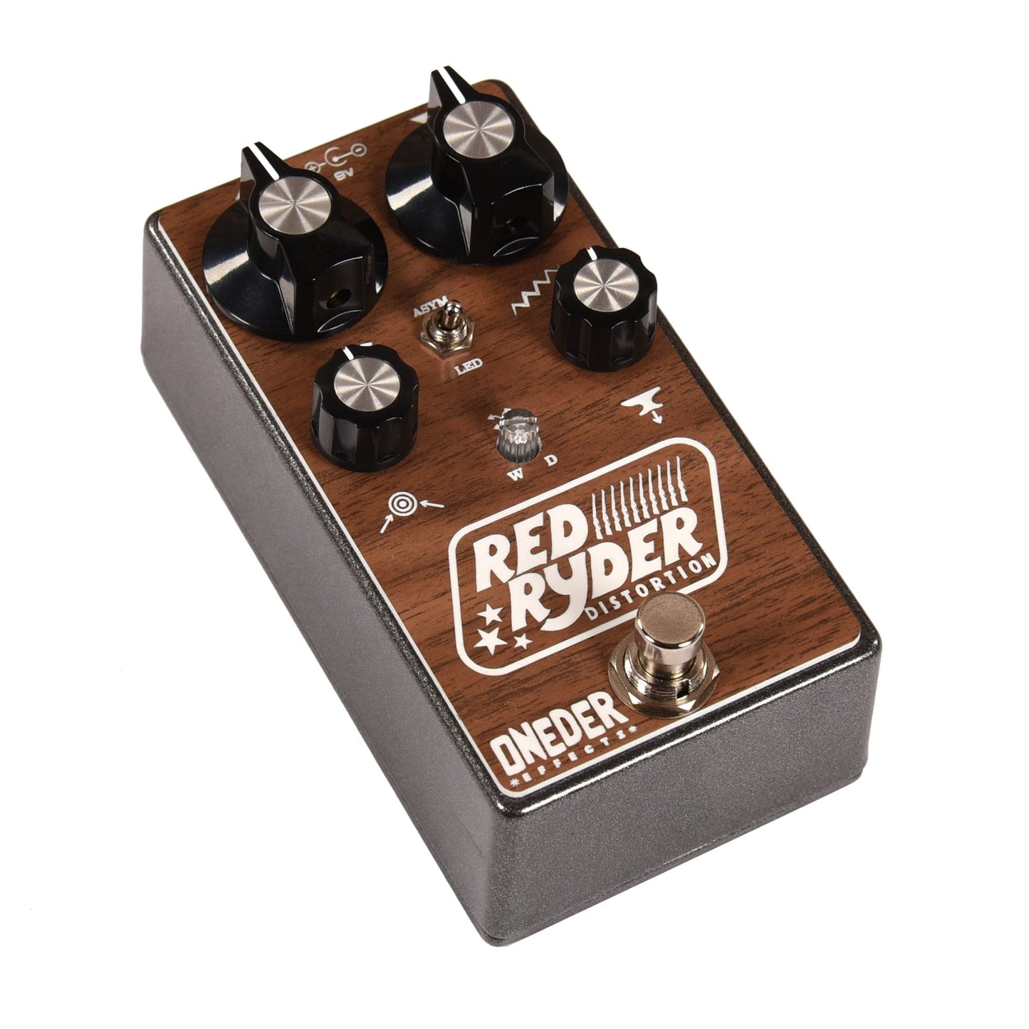 Oneder Effects Red Ryder Distortion Pedal Gunmetal Effects and Pedals / Distortion