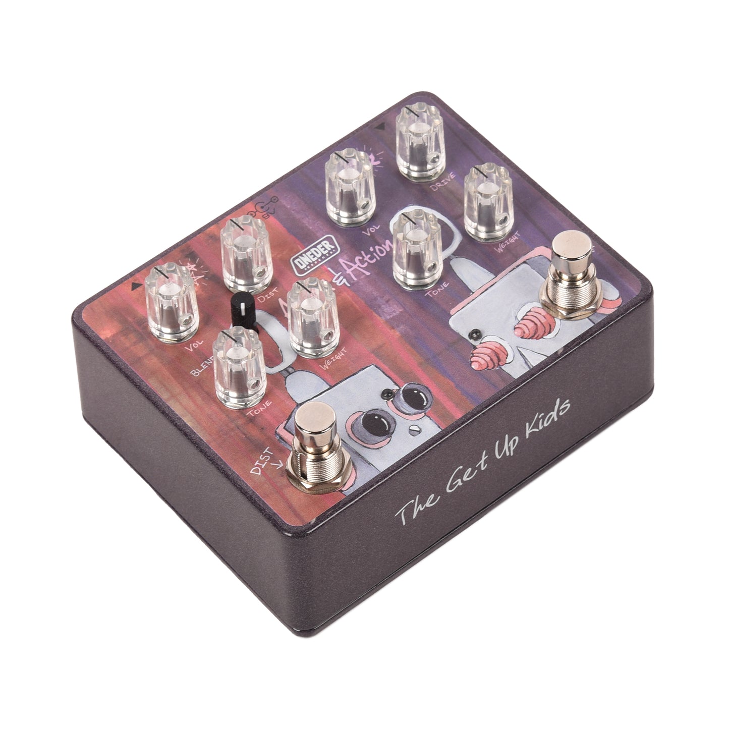 Oneder Effects Action & Action - The Get Up Kids Pedal Dual Overdrive Effects and Pedals / Overdrive and Boost