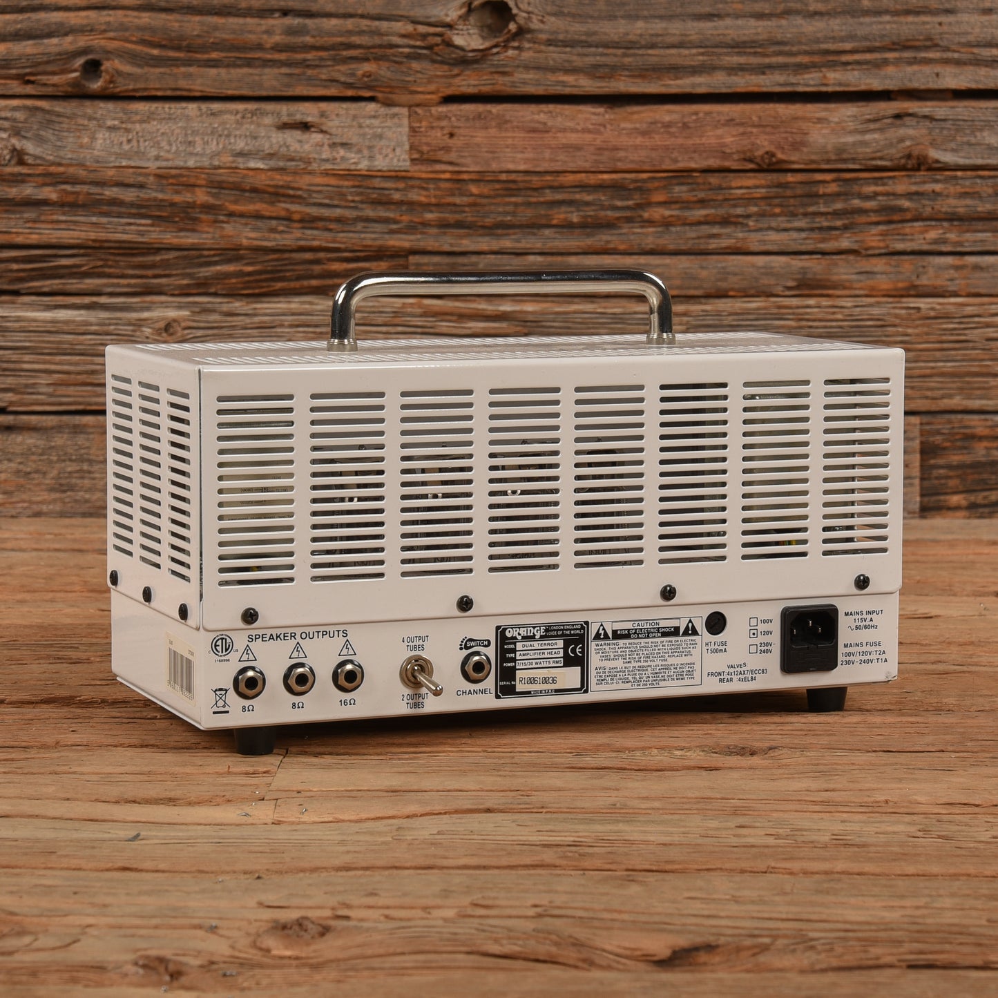 Orange Dual Terror 2-Channel 30-Watt Guitar Amp Head Amps / Guitar Amps / Guitar Cabinets