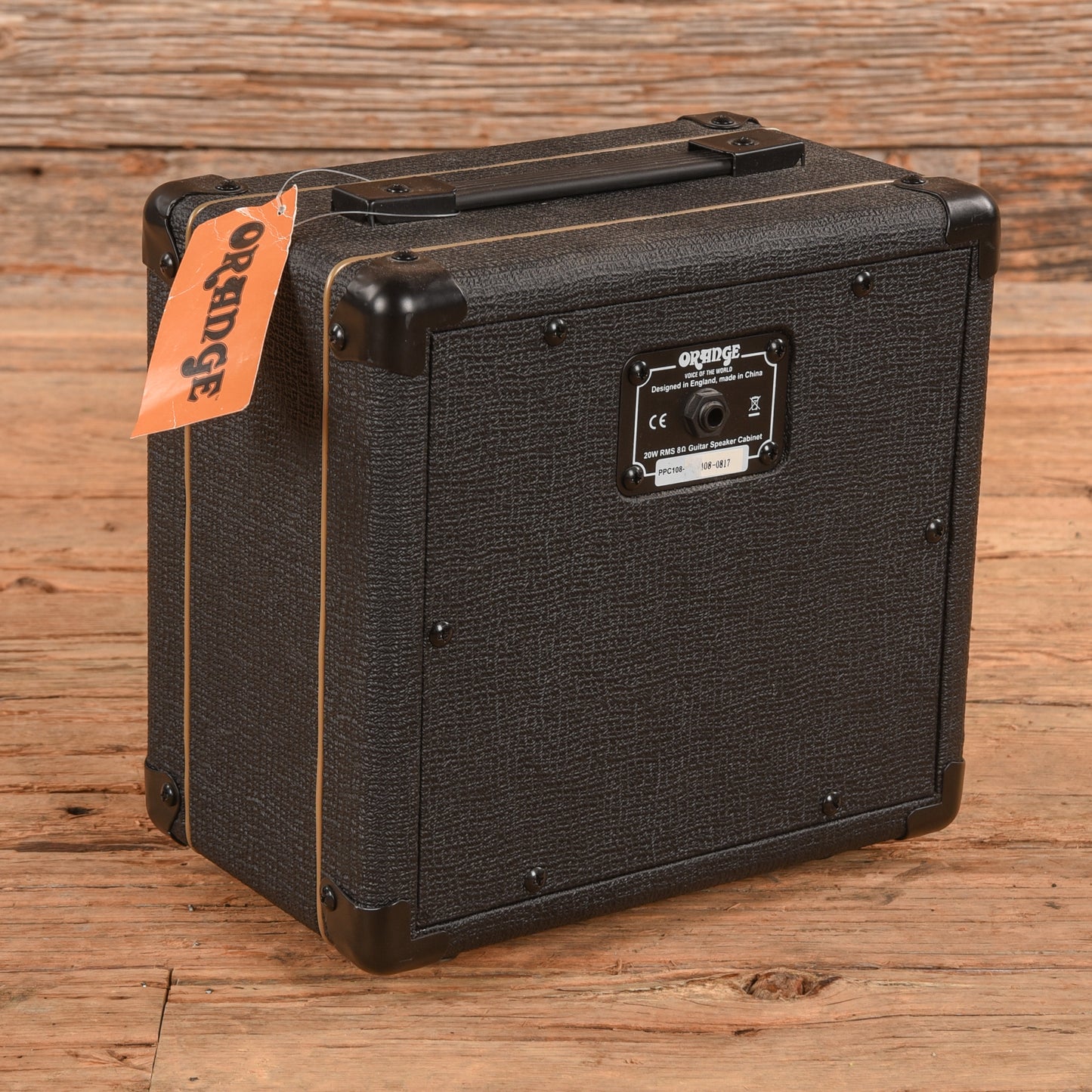 Orange PPC108 1x8" Closed-Back Guitar Speaker Cabinet Black 2017 Amps / Guitar Amps / Guitar Cabinets
