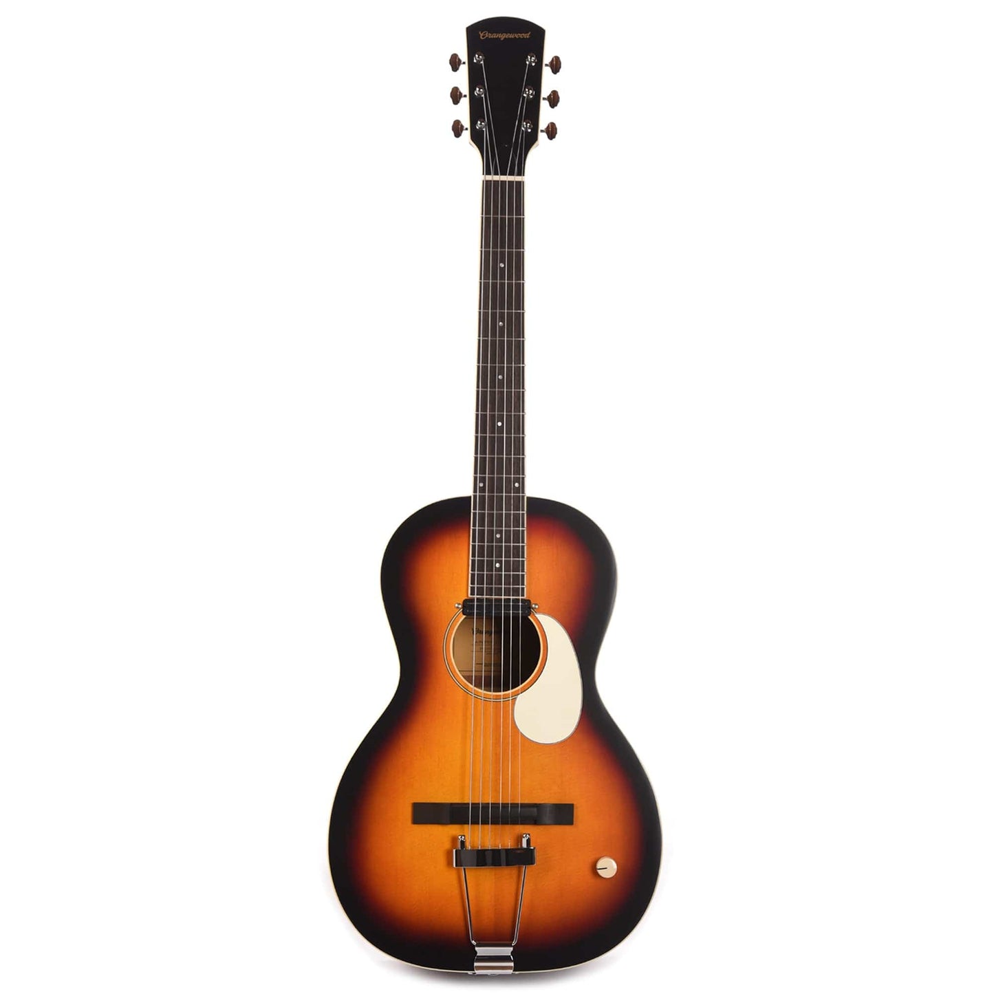 Orangewood Juniper Sunburst Live Rubber Bridge Parlor Acoustic Guitar Acoustic Guitars / Parlor