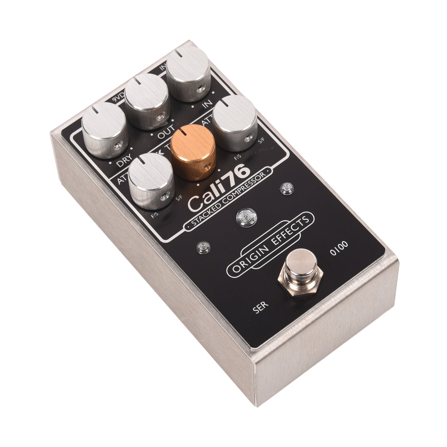 Origin FX Cali76 Stacked Compressor Pedal Black Effects and Pedals / Compression and Sustain