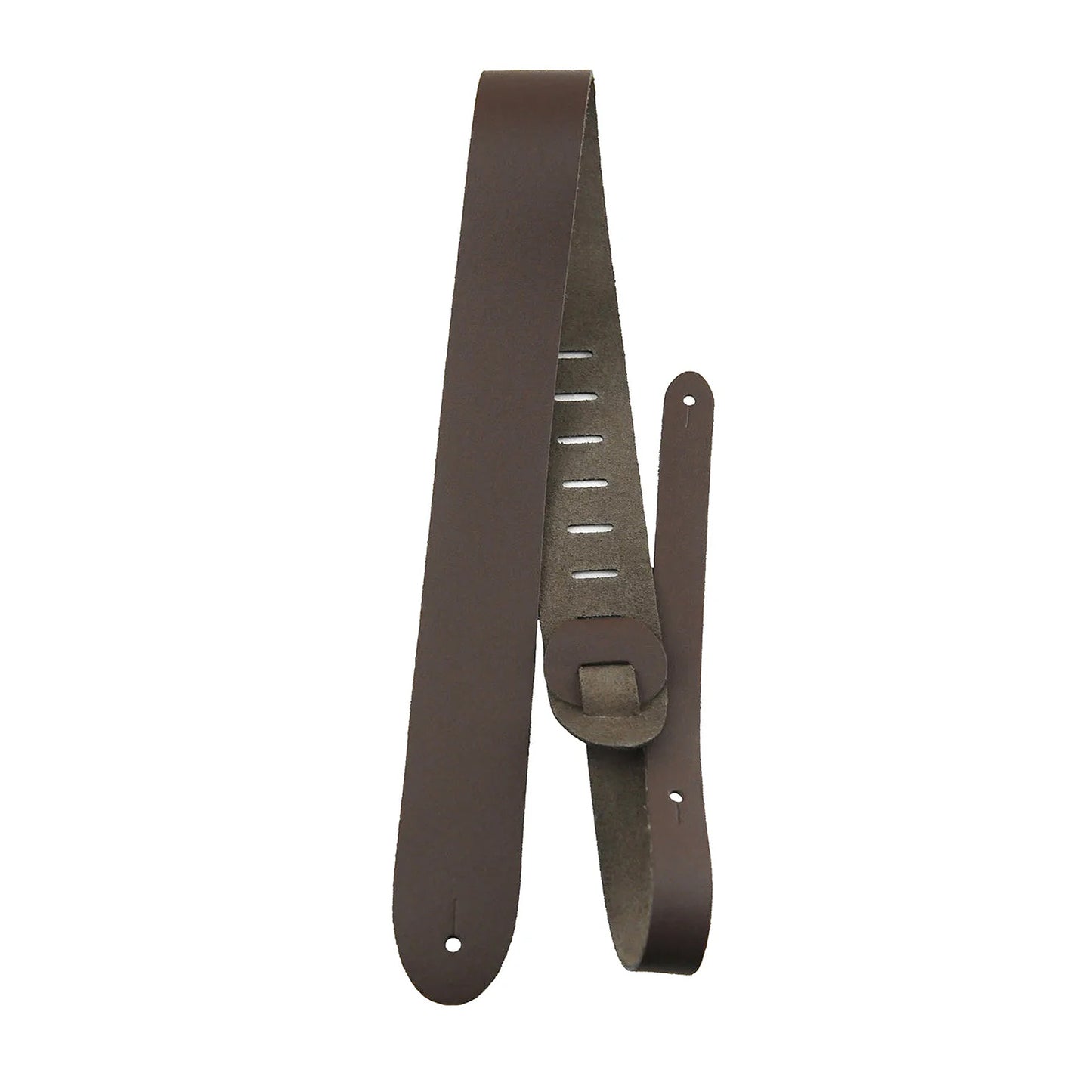 Perri's Basic Leather 2.5" Brown Guitar Strap Straps