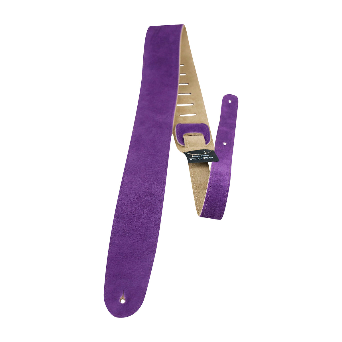 Perri's Soft Suede 2.5" Purple Guitar Strap Straps