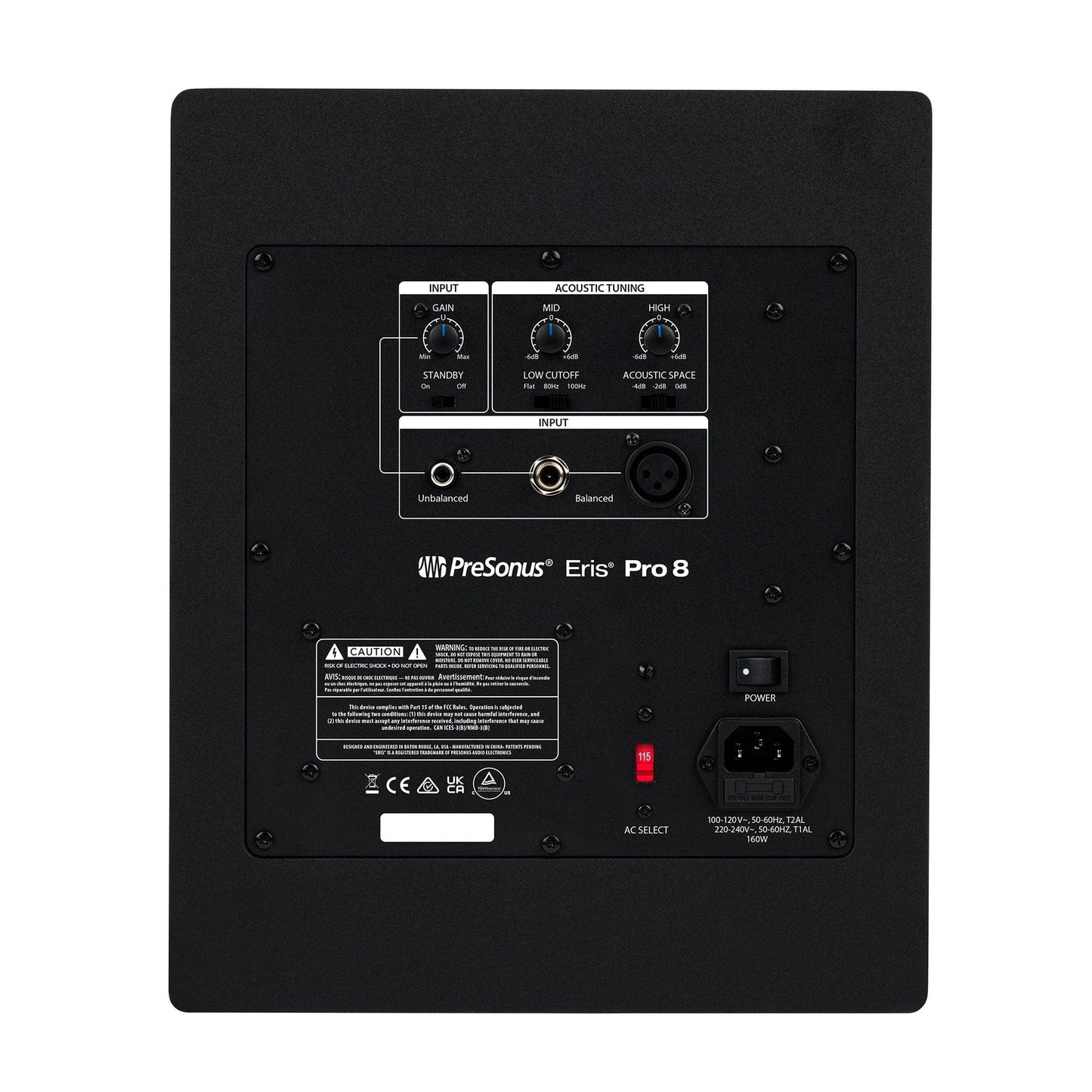 PreSonus Eris Pro 8 8" Active Coaxial 2-way Studio Monitor (Pair) Home Audio / Speakers / Bookshelf Speakers