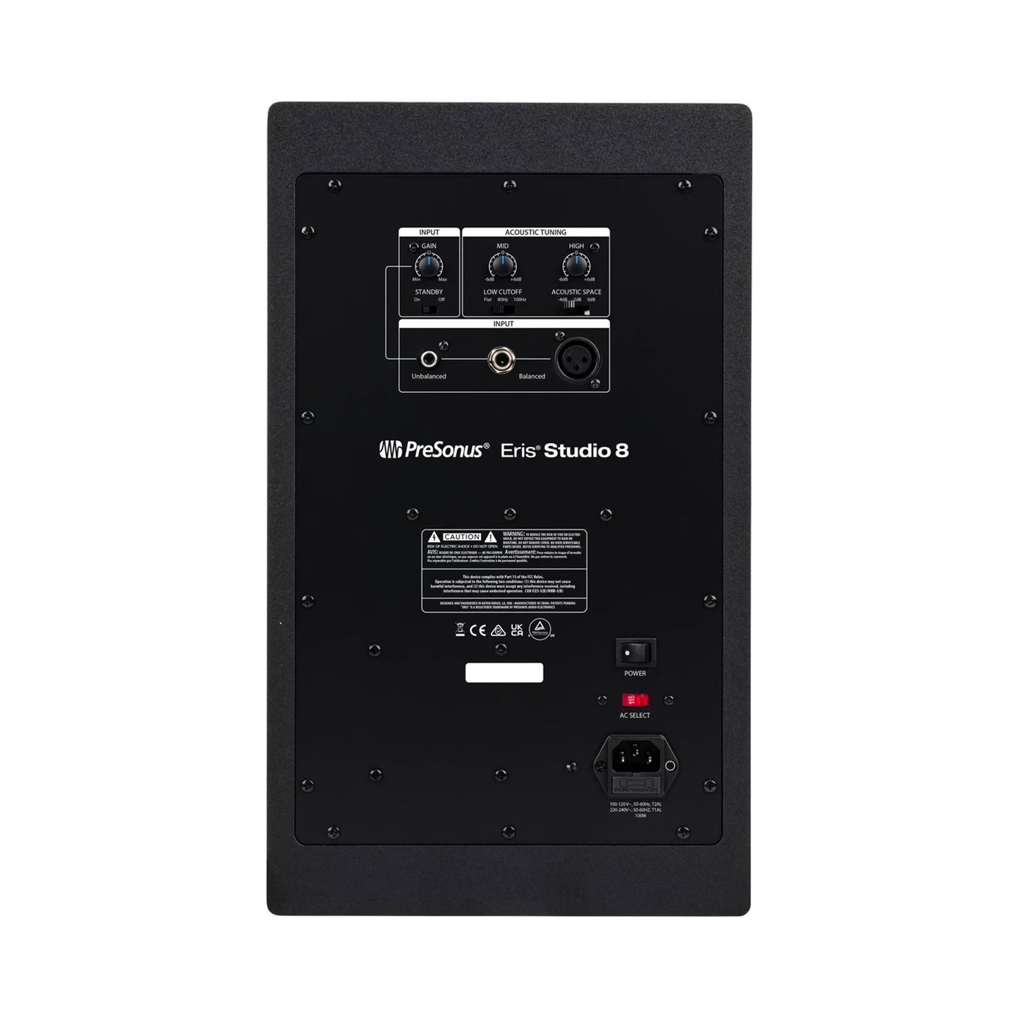 PreSonus Eris Studio 8 8" Active Studio Monitor w/ EBM Waveguide Pro Audio / Speakers / Studio Monitors
