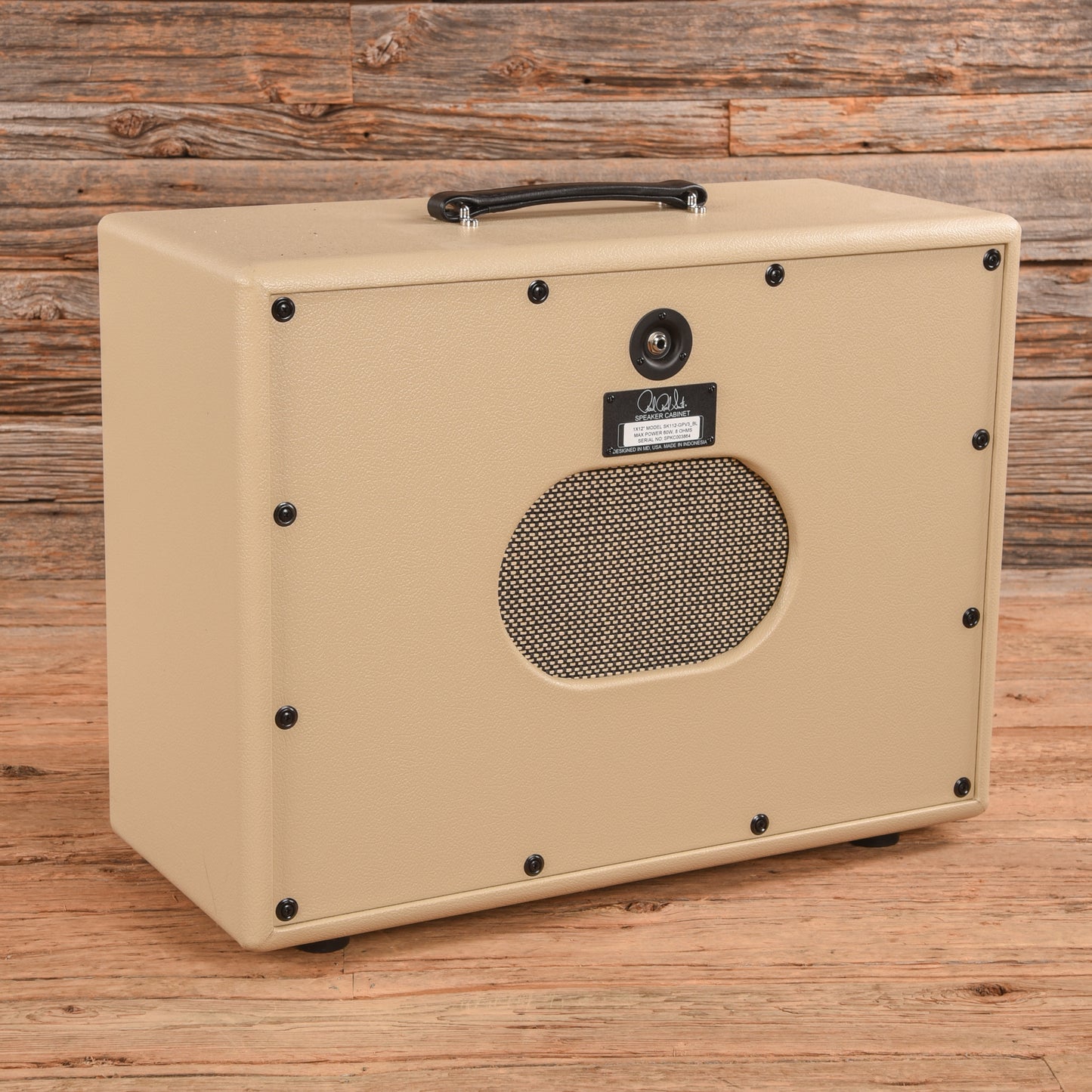 PRS DGT David Grissom Signature 60-Watt 1x12" Guitar Speaker Cabinet Blonde Amps / Guitar Amps / Guitar Cabinets