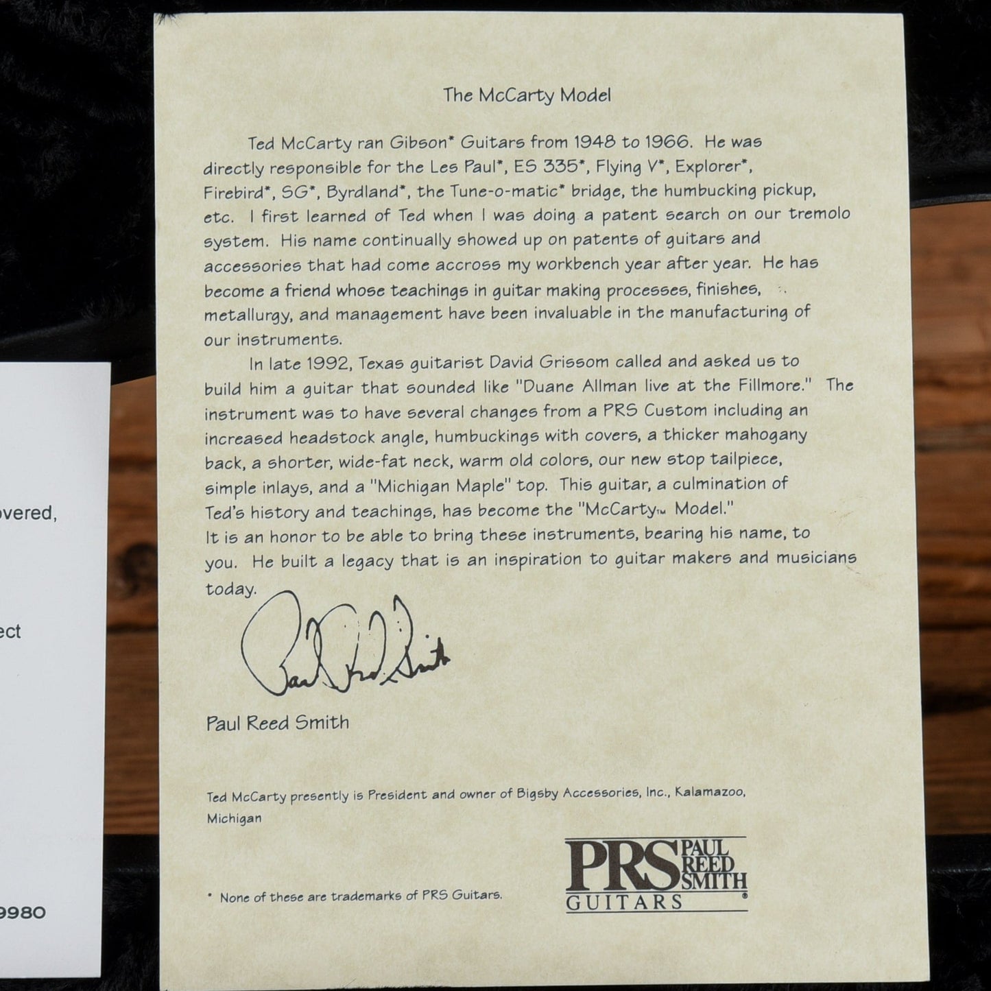 PRS McCarty Hollowbody II Blue 1999 Electric Guitars / Hollow Body