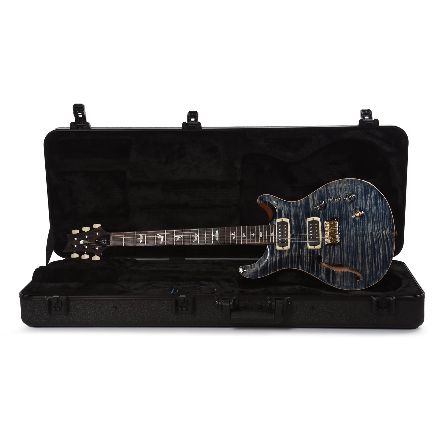 PRS 40th Anniversary Limited Edition Custom 24-08 Semi-Hollow Faded Whale Blue w/Natural Back Electric Guitars / Semi-Hollow