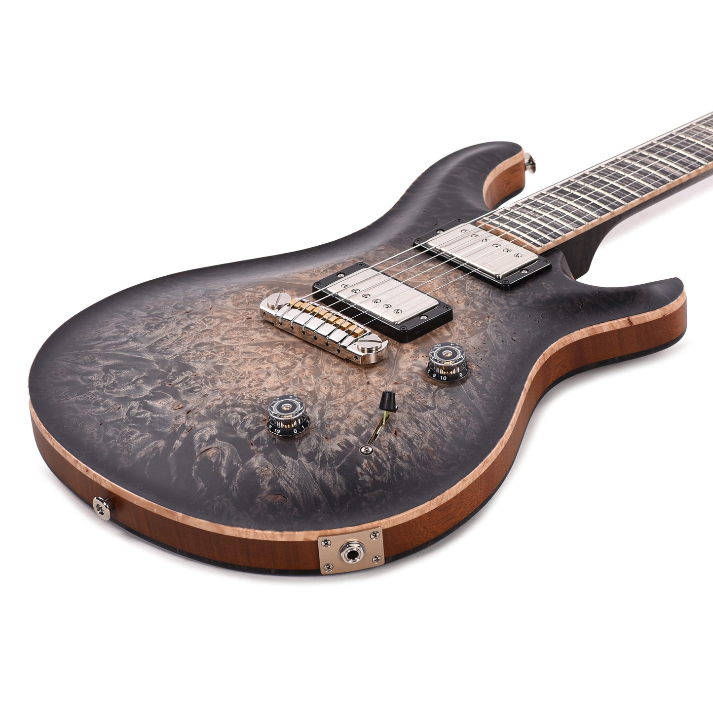 PRS Private Stock #11756 Custom 24 Stoptail Maple Burl/African Mahogany Frost Bite Glow w/Stained Curly Maple Neck & Reverse Birds of a Feather Inlay Electric Guitars / Solid Body