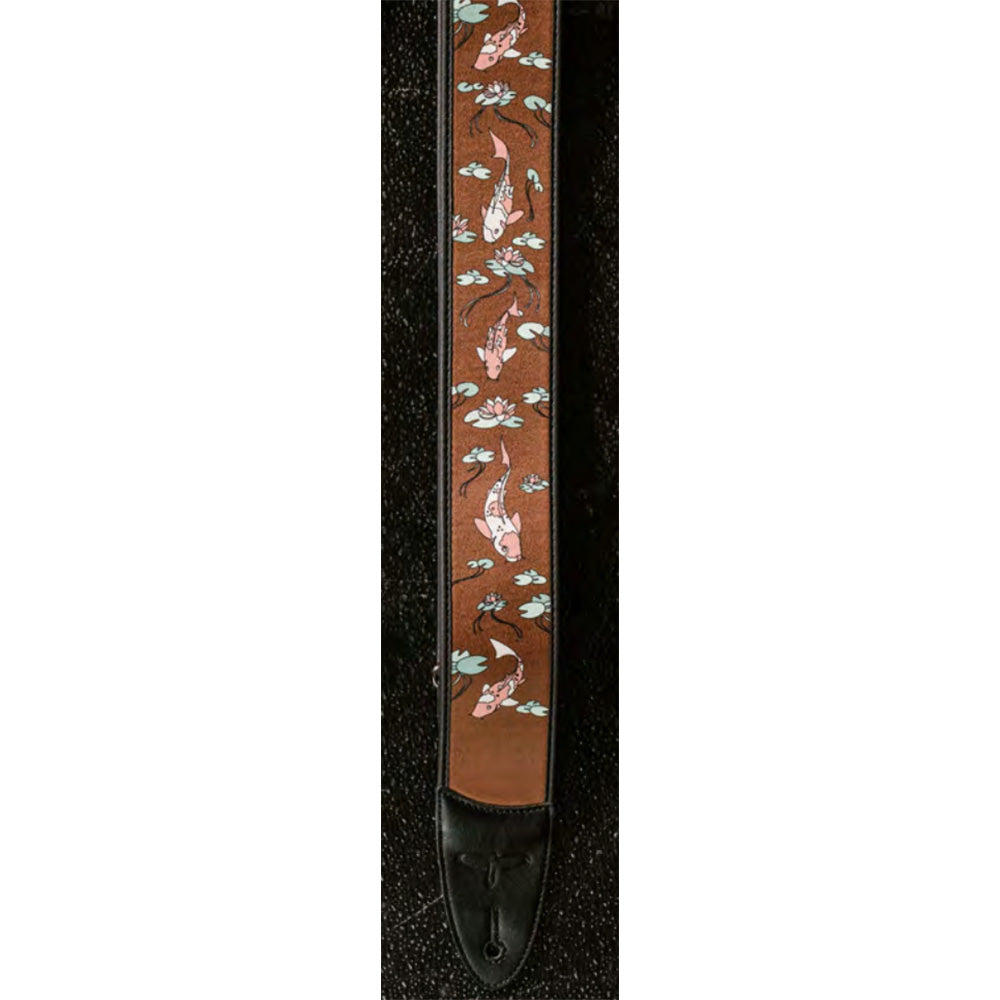 PRS Guitars Limited Edition Private Stock "Koi Inlay" Brown Guitar Strap Straps