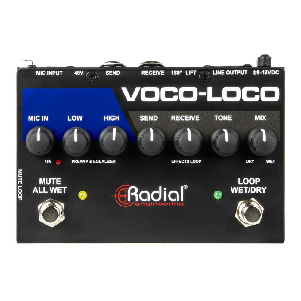 radial guitar pedals Radial Engineering Voco-Loco MK2 Effects Switcher