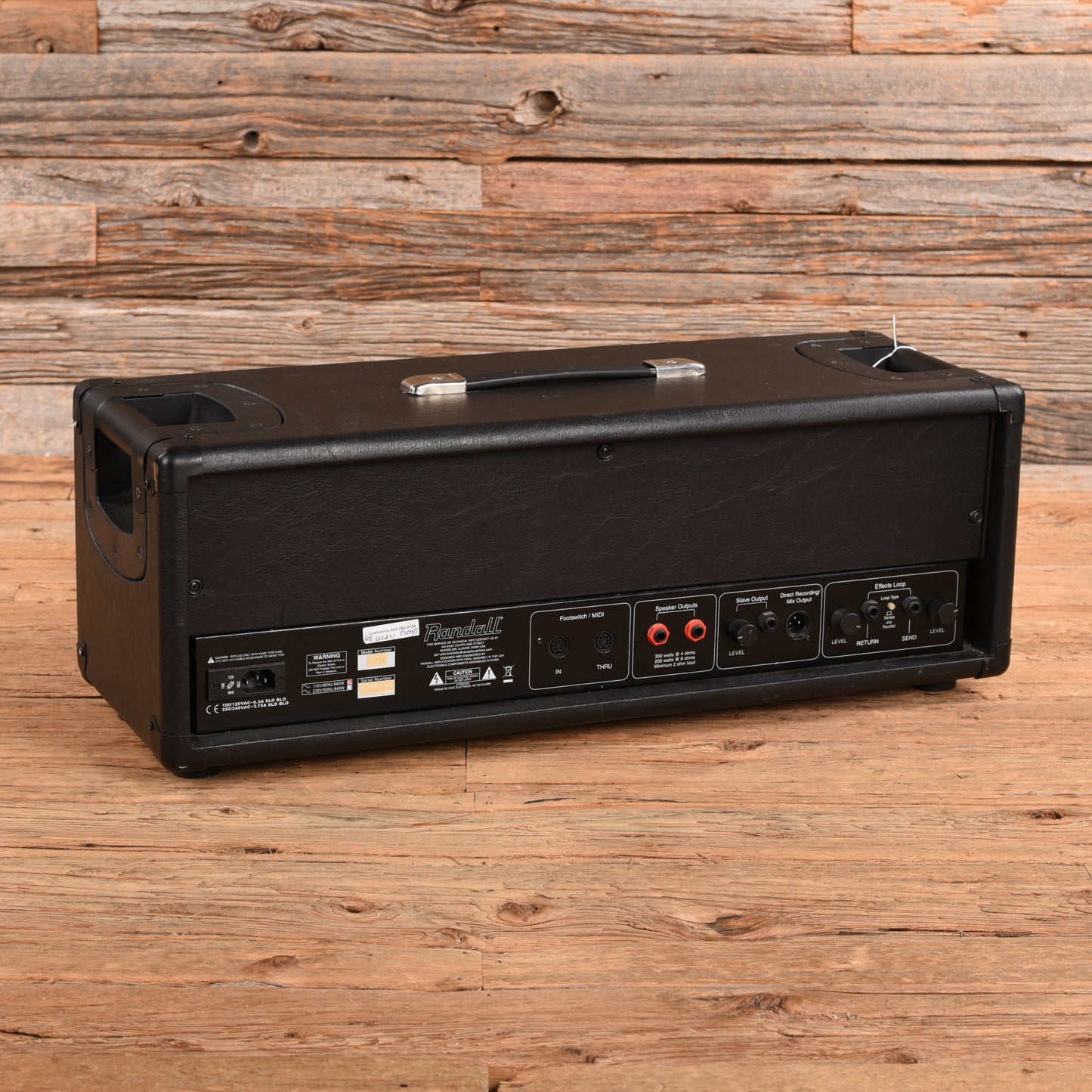 Randall Amplifiers V2 3-Channel 400-Watt Tube/MOSFET Hybrid Guitar Amp Head Amplifiers