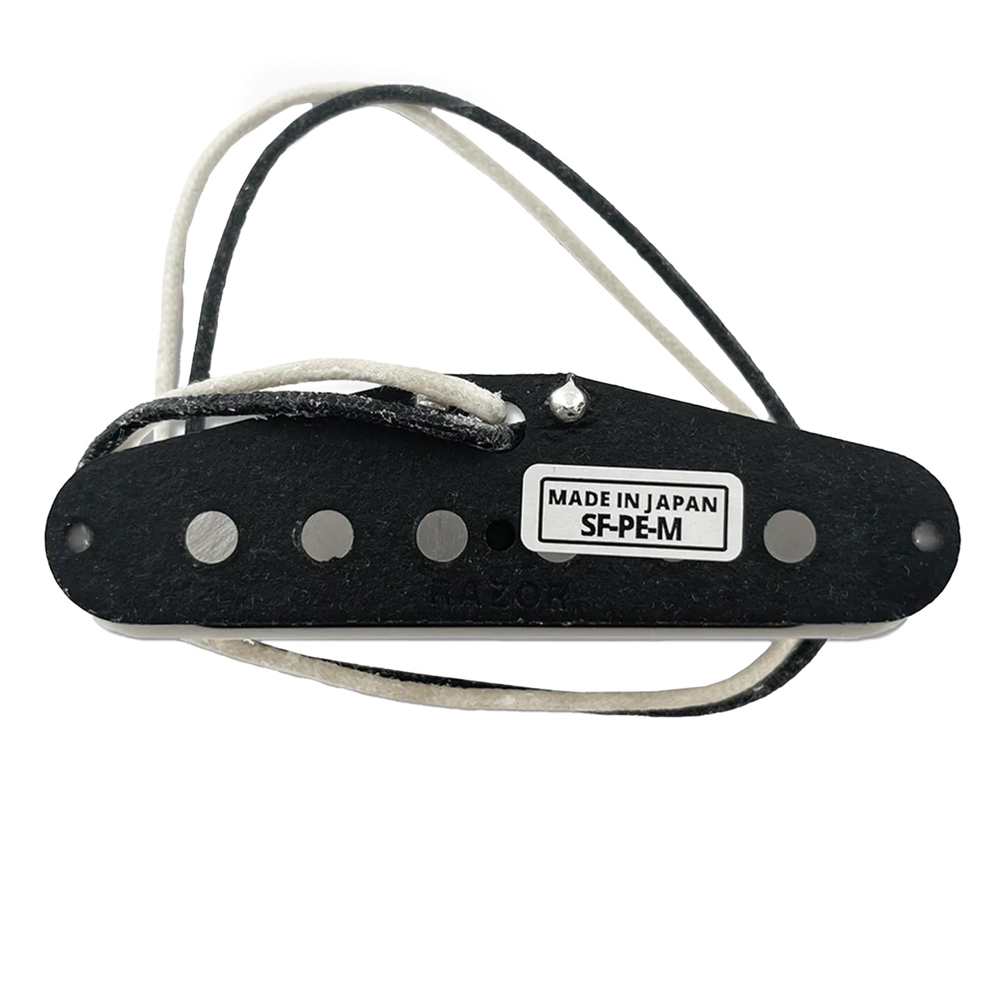 Razor Supamun Super Moon Reverse Middle Pickup for Stratocaster White Parts / Guitar Pickups