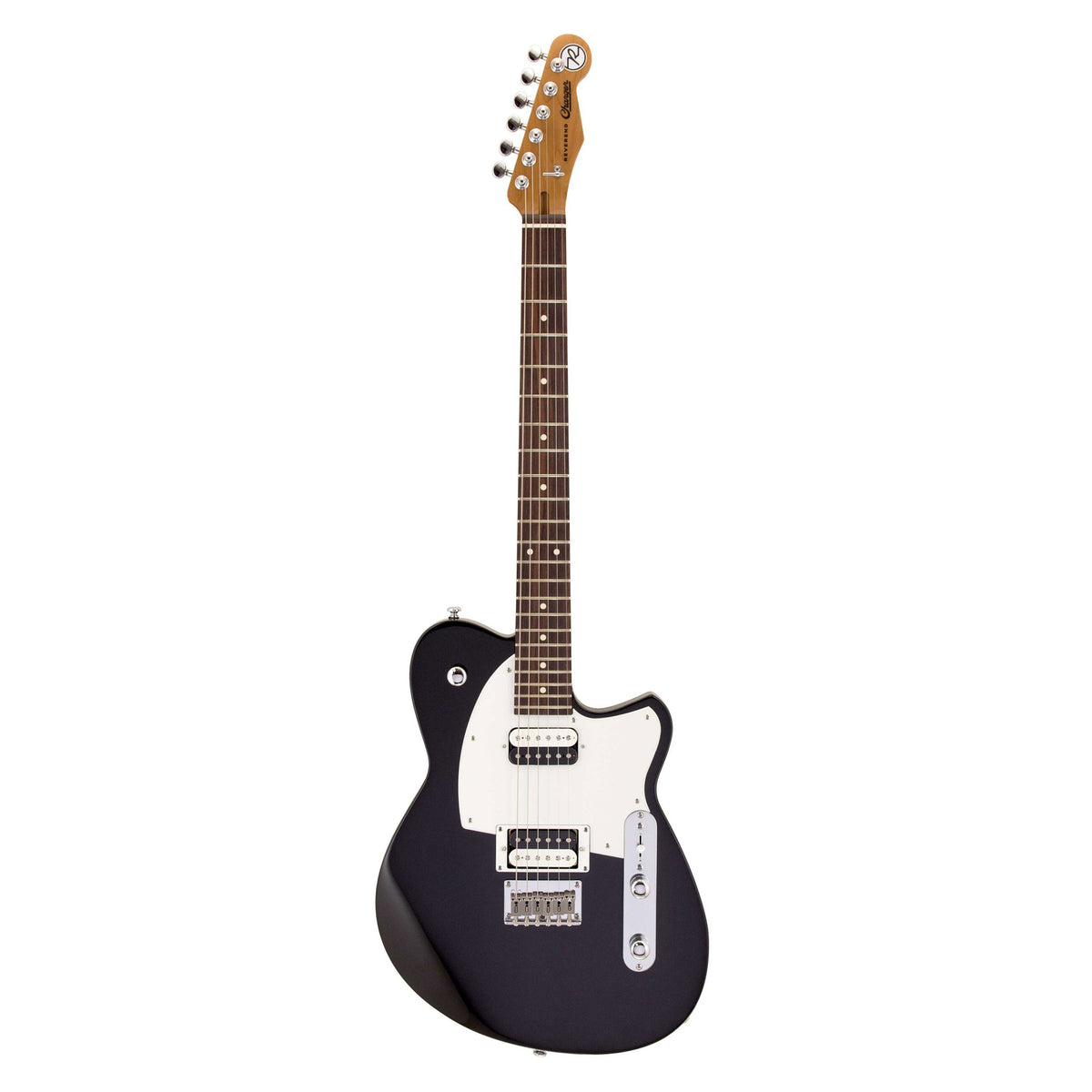 Reverend Charger Standard HH Electric Guitar Midnight Black Electric Guitars