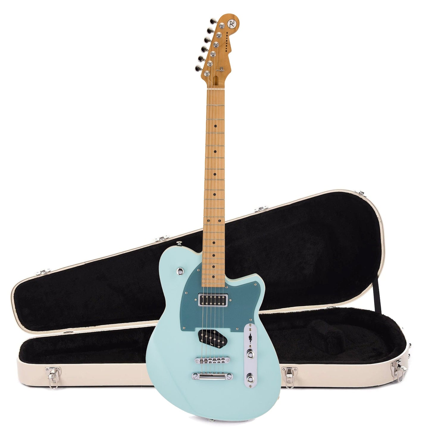 Reverend Buckshot Chronic Blue Hardshell Case Bundle Electric Guitars / Solid Body