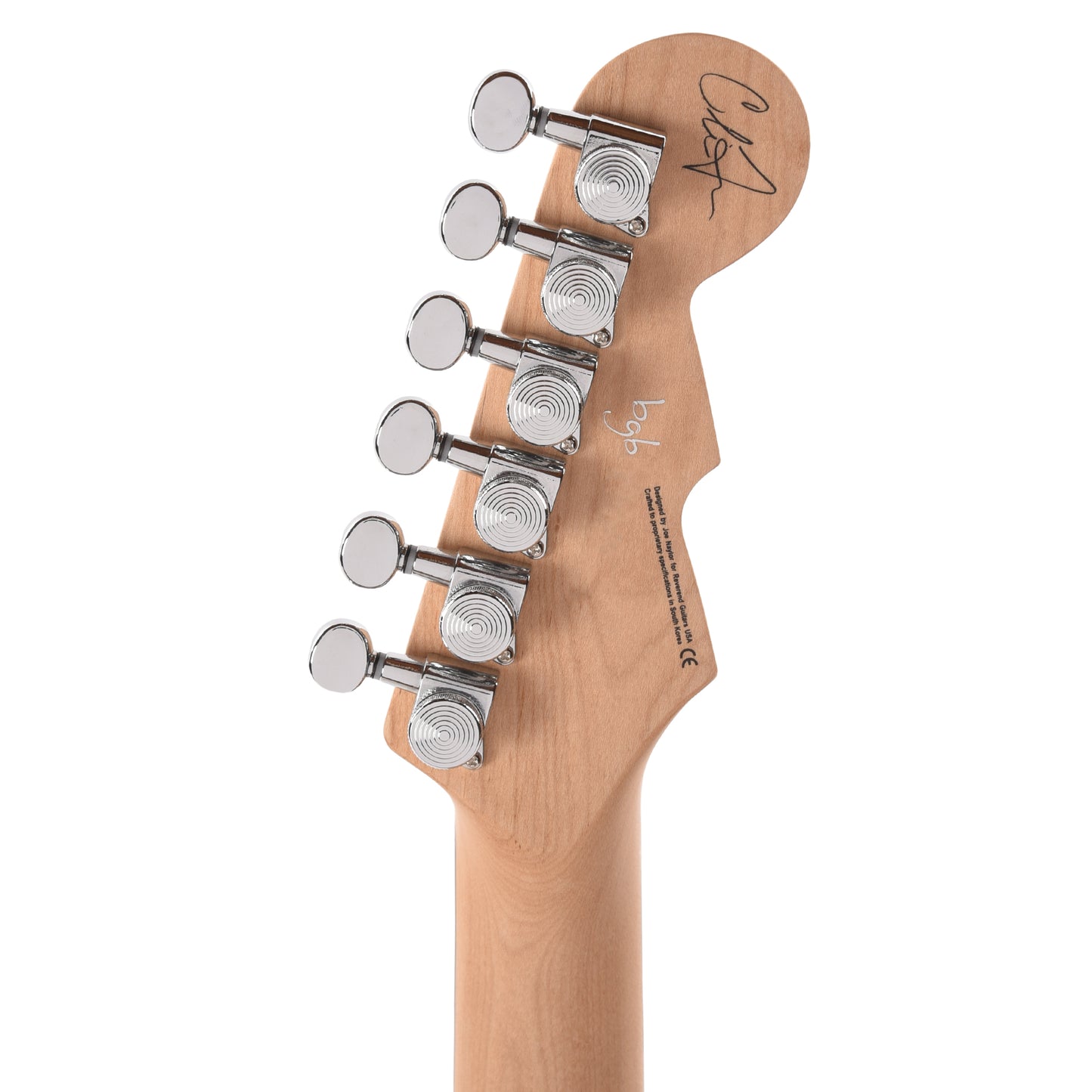Reverend Chris Freeman Signature Electric Guitar Transparent White Electric Guitars / Solid Body