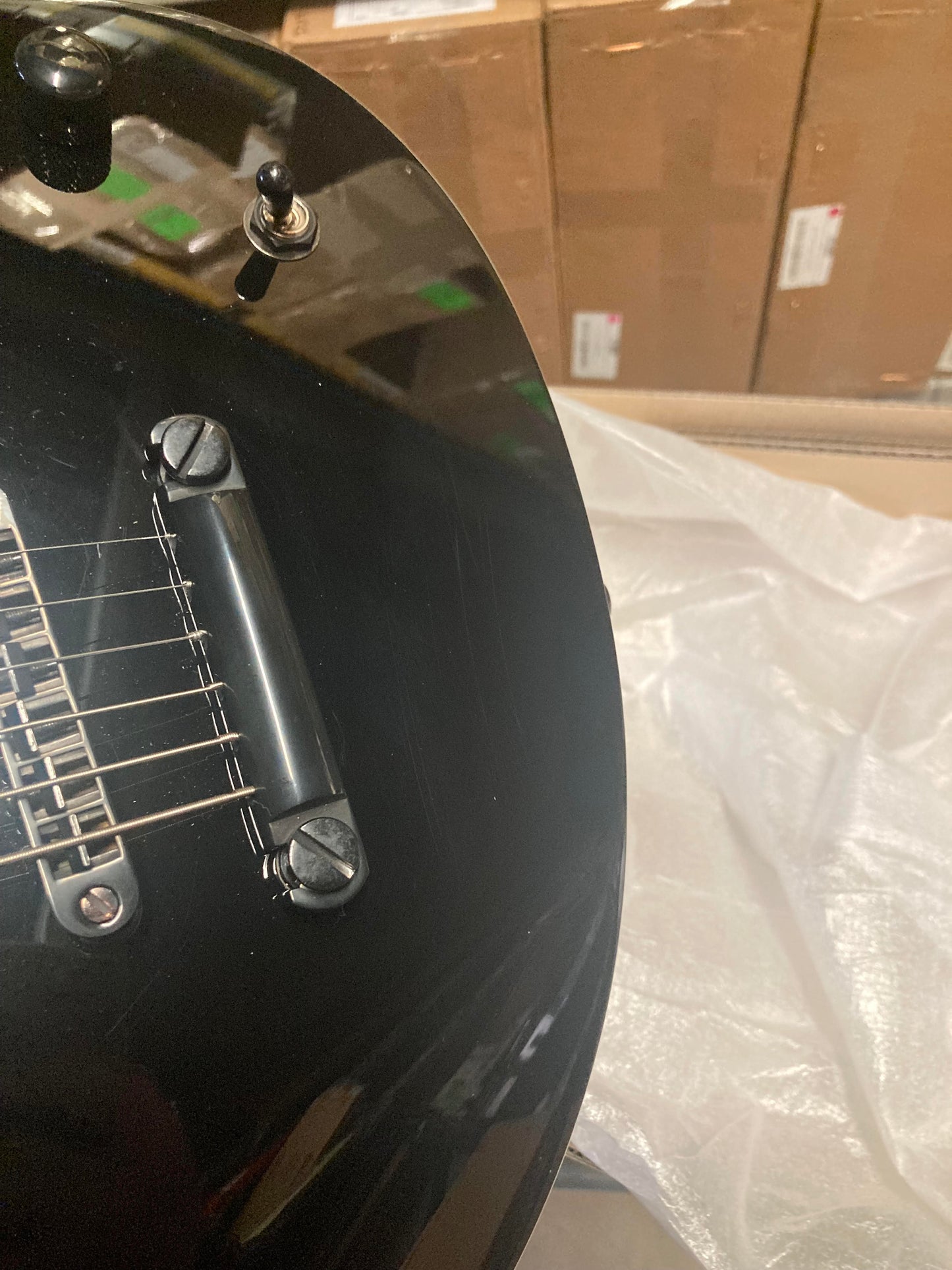 Reverend Descent RA Baritone Blackout Electric Guitars / Solid Body